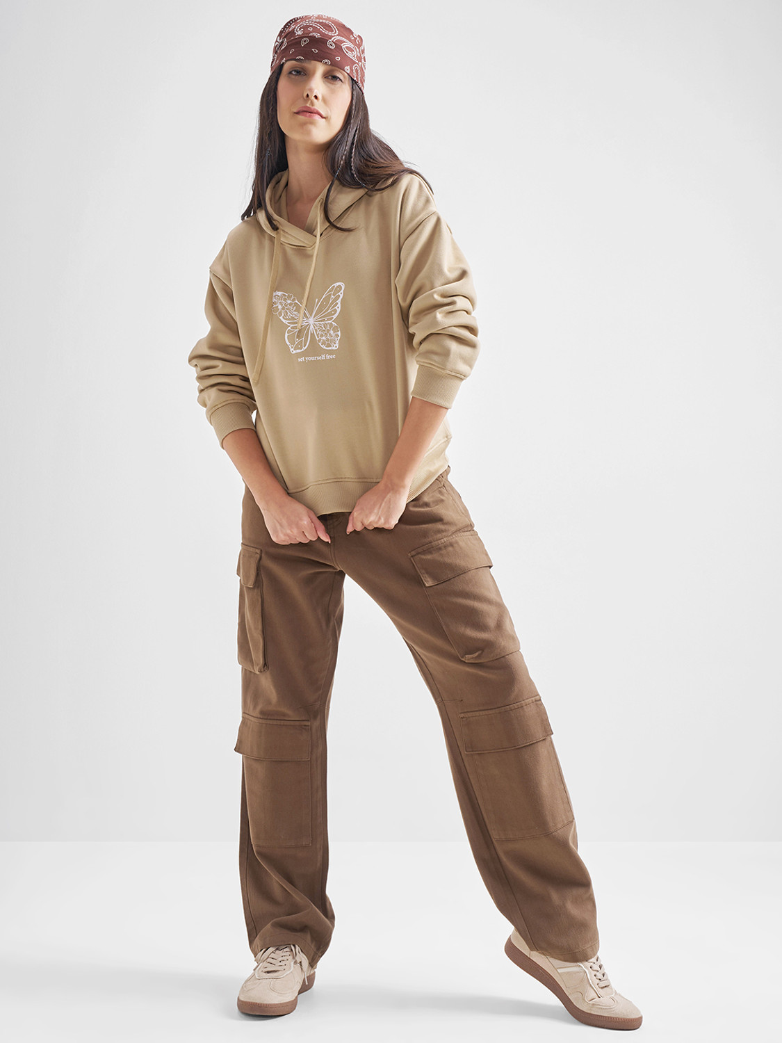 Image of Tokyo Talkies Full Sleeve Printed Women Sweatshirt