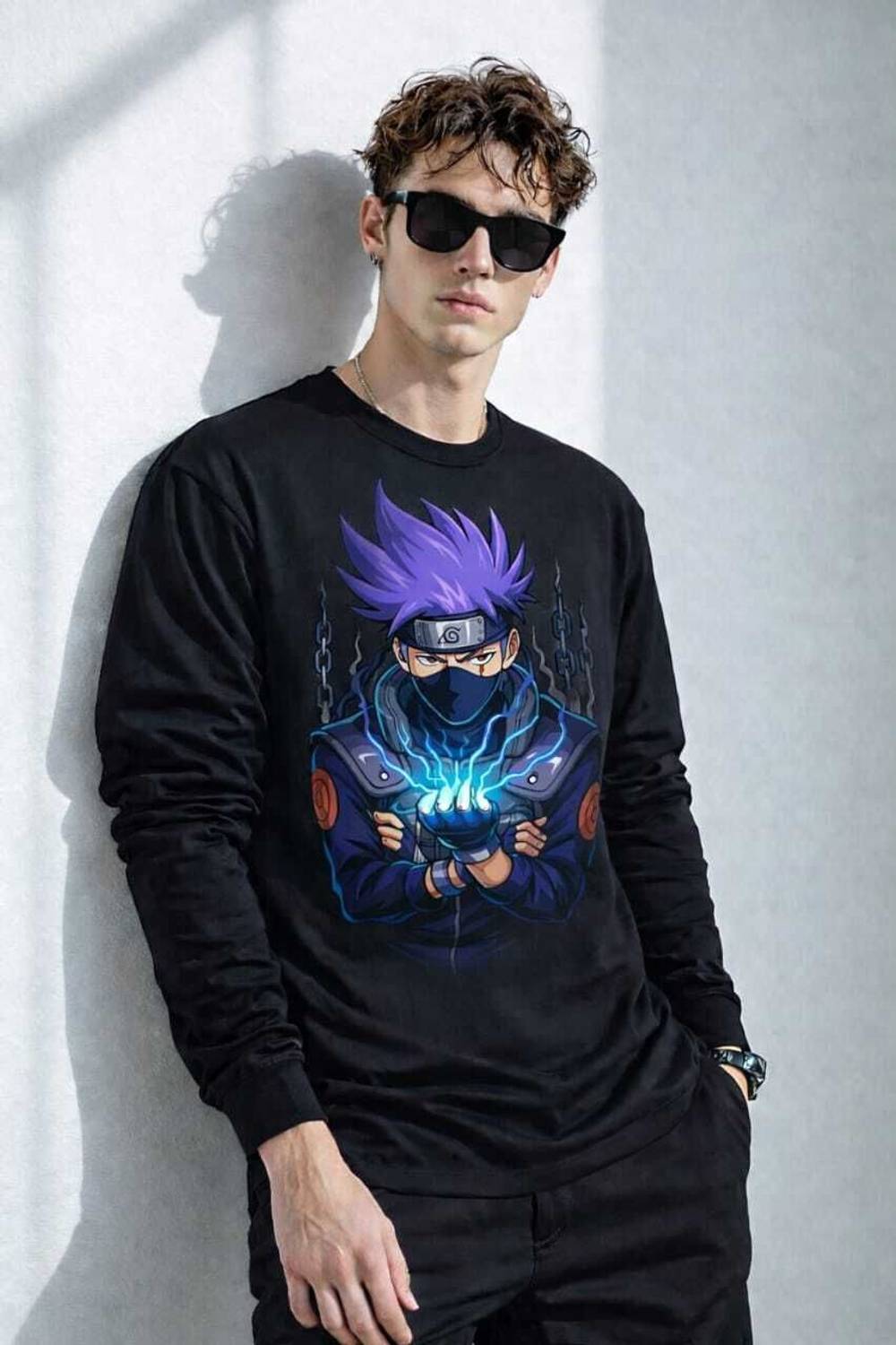 ACEBERE Full Sleeve Graphic Print, Printed Men Sweatshirt
