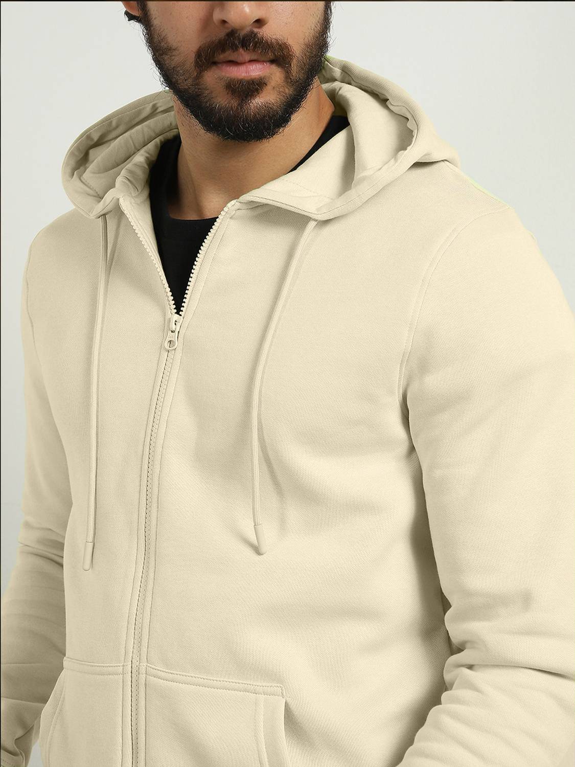 NOBERO Full Sleeve Solid Men Sweatshirt - Image 4