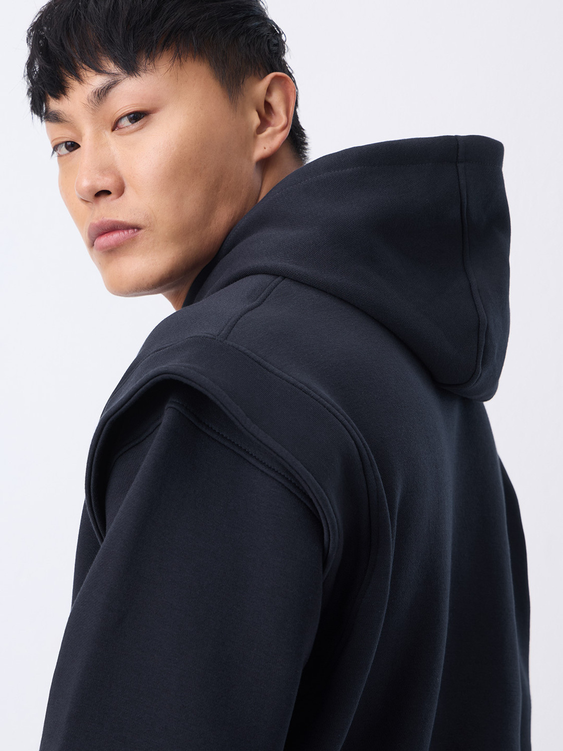 Image of The Souled Store Full Sleeve Solid Men Sweatshirt