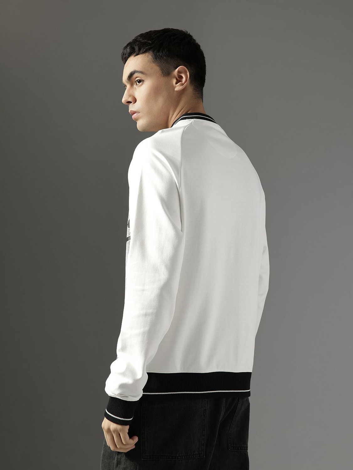 Image of FCUK Full Sleeve Printed Men Sweatshirt