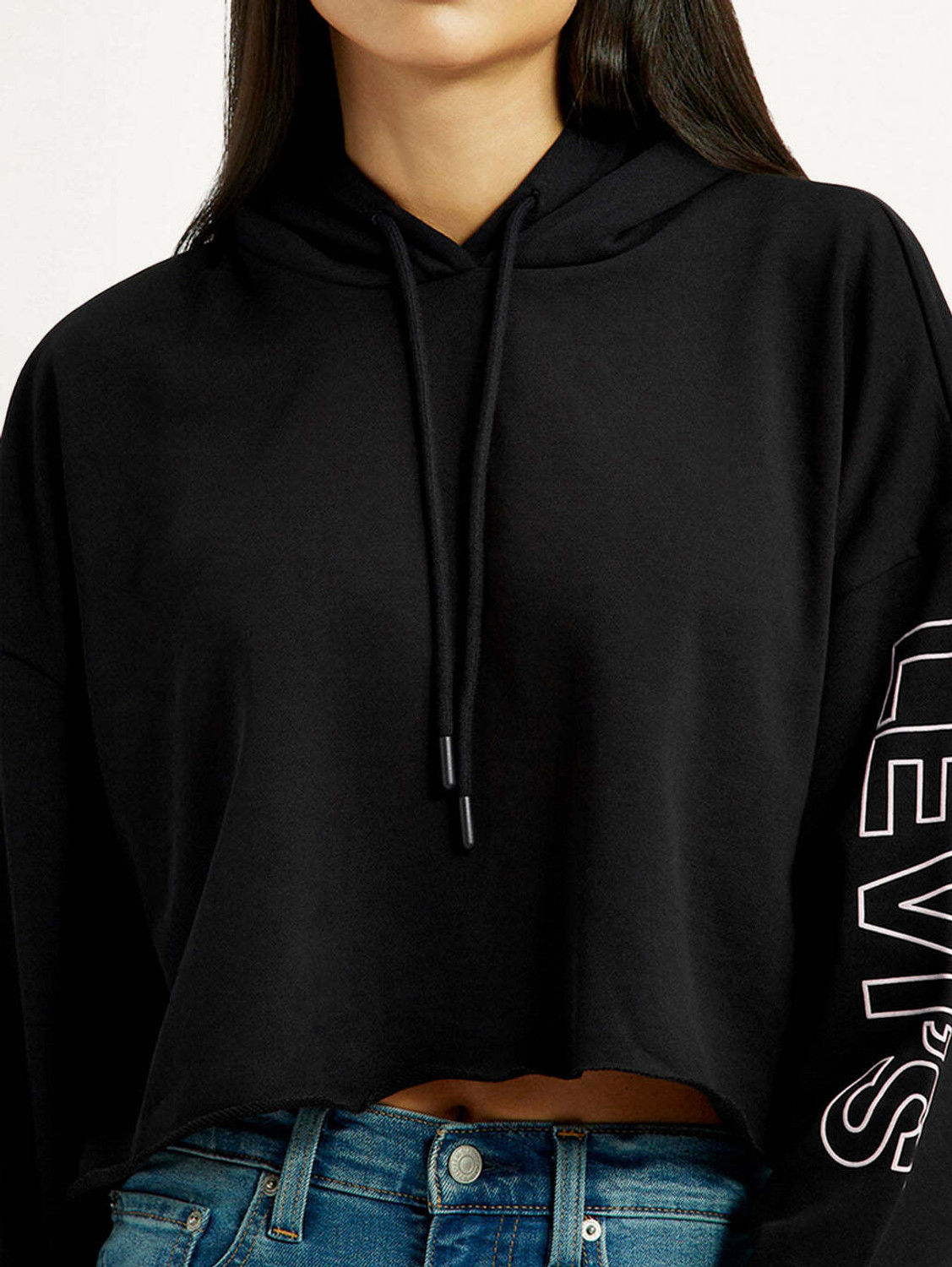 Image of LEVI'S Full Sleeve Graphic Print Women Sweatshirt