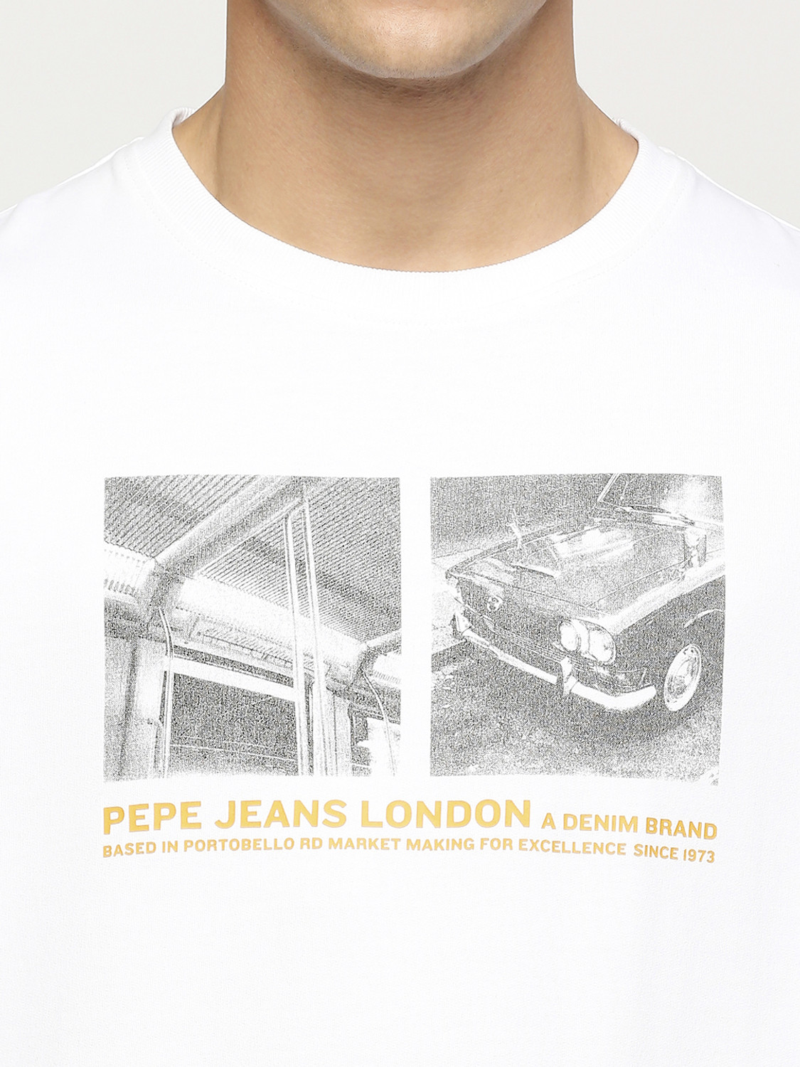 Image of Pepe Jeans Full Sleeve Graphic Print Men Sweatshirt