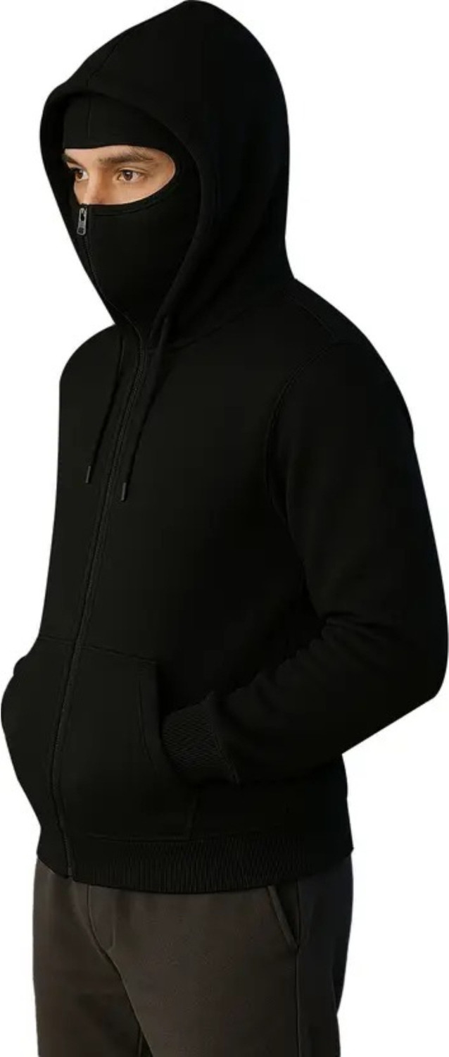 Image of Povaxpo Full Sleeve Solid Men Sweatshirt