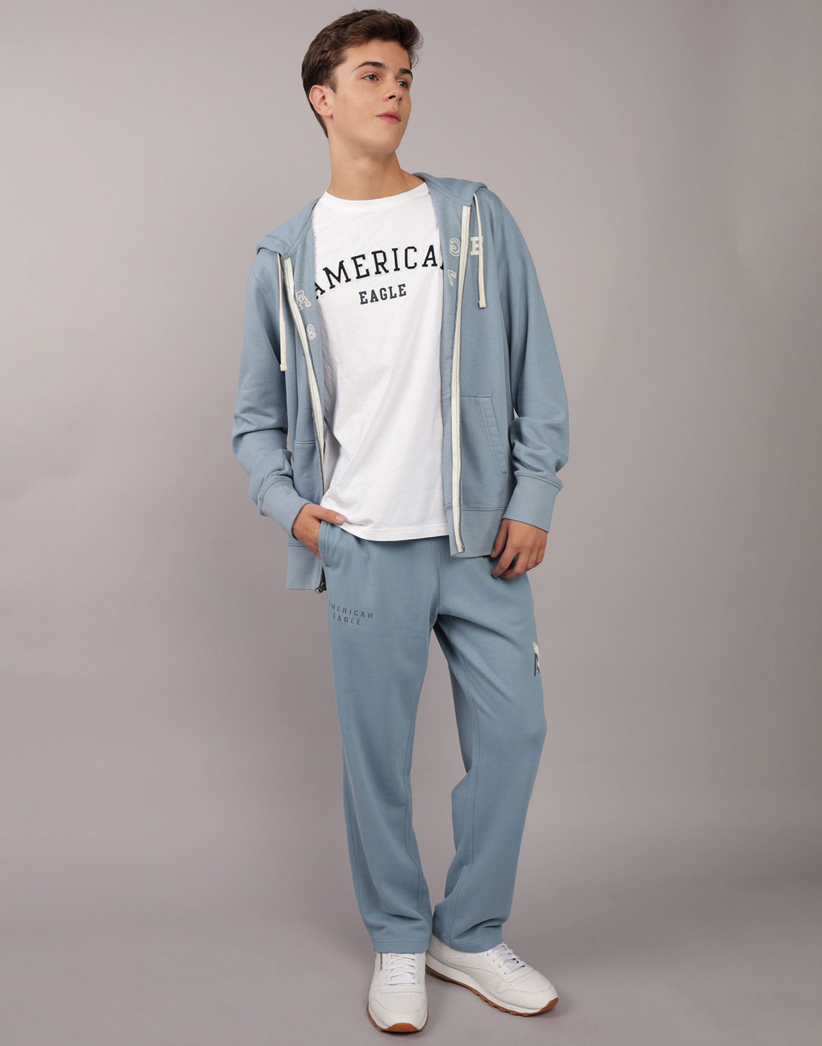 Image of American Eagle Full Sleeve Printed Men Sweatshirt