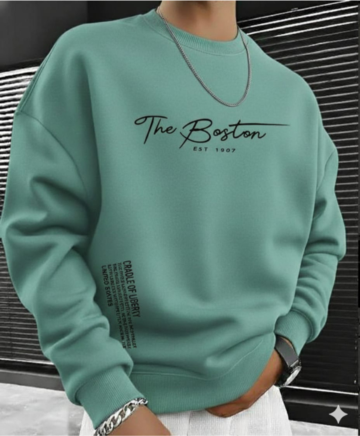 Image of Edminten Full Sleeve Printed Men Sweatshirt