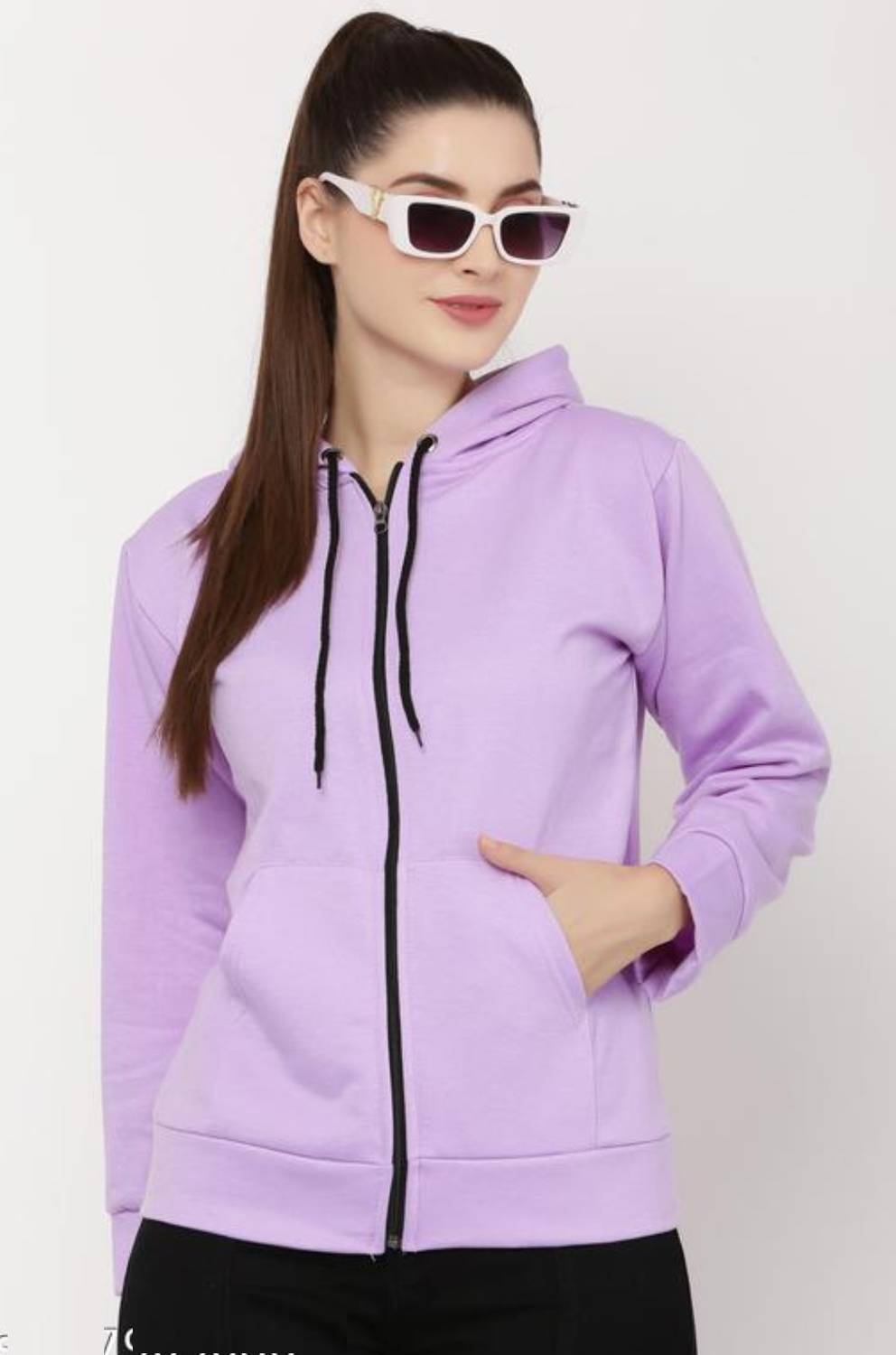 24Hour Fashion Full Sleeve Solid Women Sweatshirt