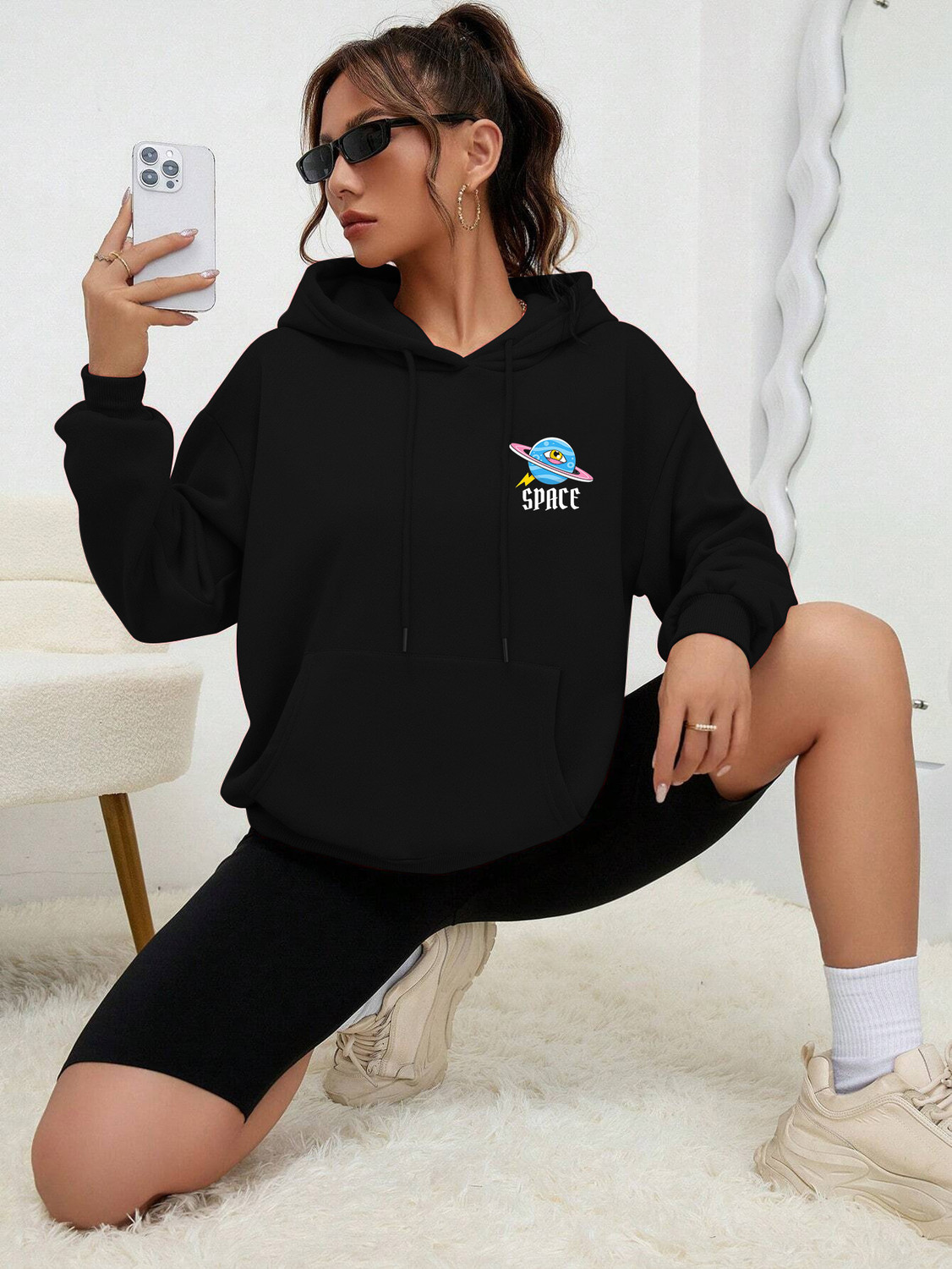 Image of Dagcros Full Sleeve Printed Women Sweatshirt