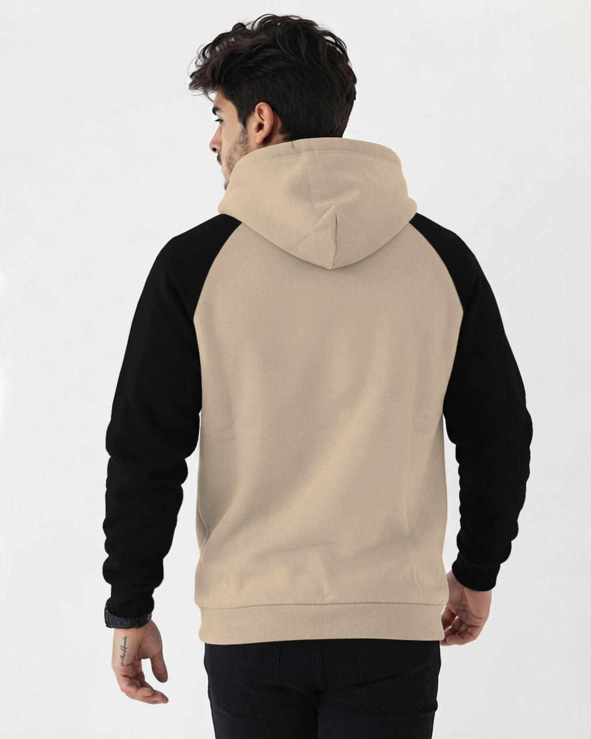Image of TRIPR Full Sleeve Color Block Men Sweatshirt