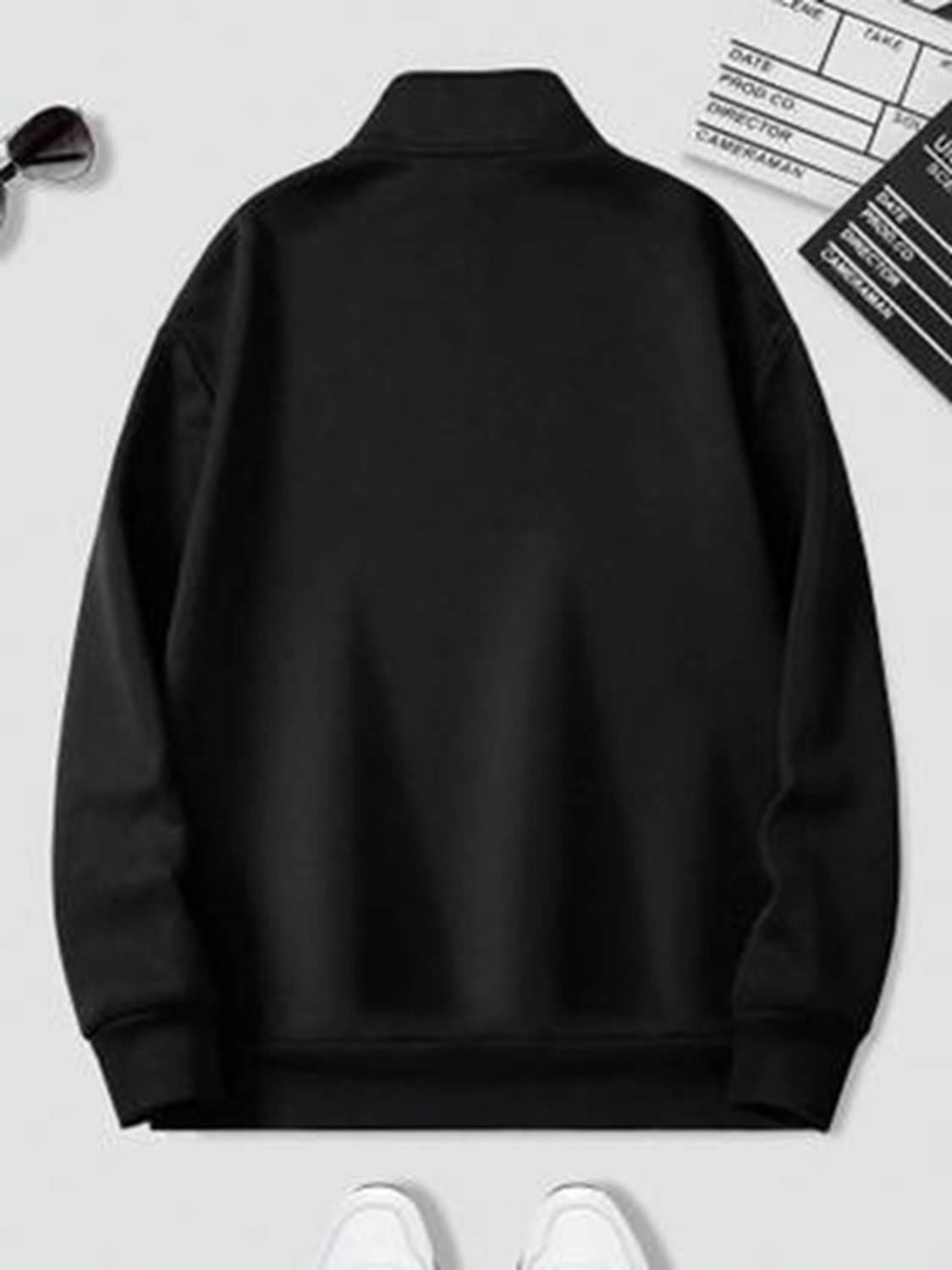 Try Full Sleeve Solid Men Sweatshirt - Image 2