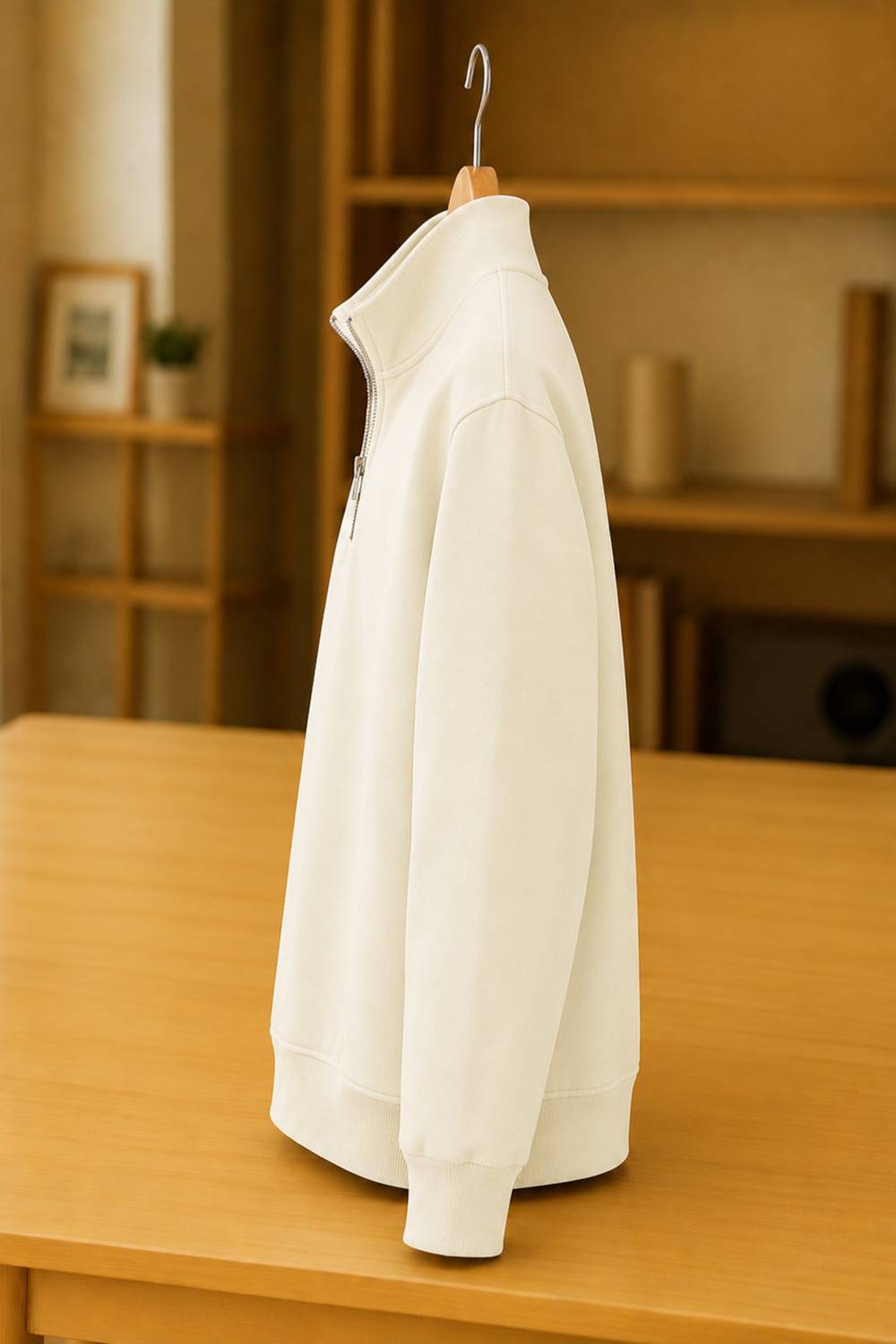Fashion And Youth Full Sleeve Solid Men Sweatshirt - Image 3