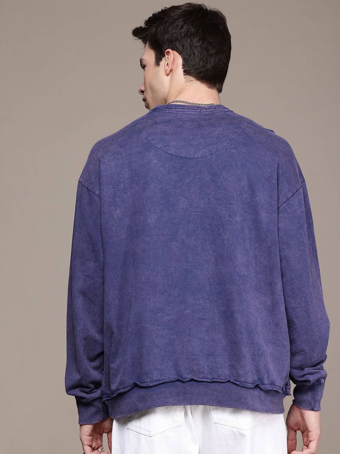 Roadster Men Full Sleeve Printed Sweatshirt - Image 5