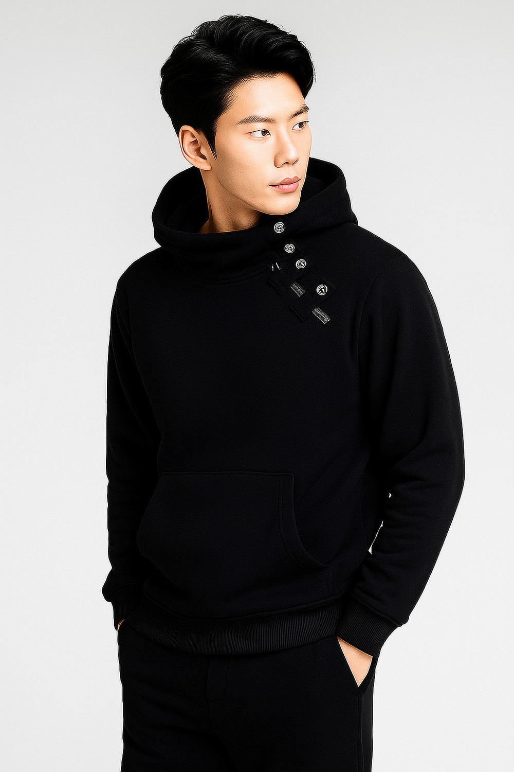 Image of JUGULAR Full Sleeve Solid Men Sweatshirt