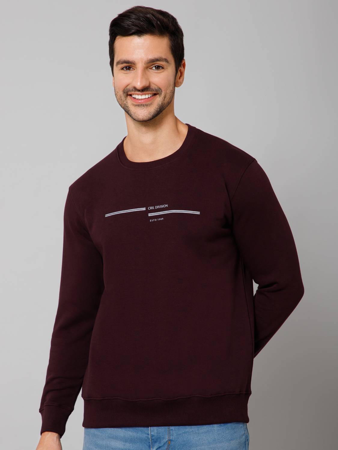 CANTABIL Full Sleeve Printed Men Sweatshirt