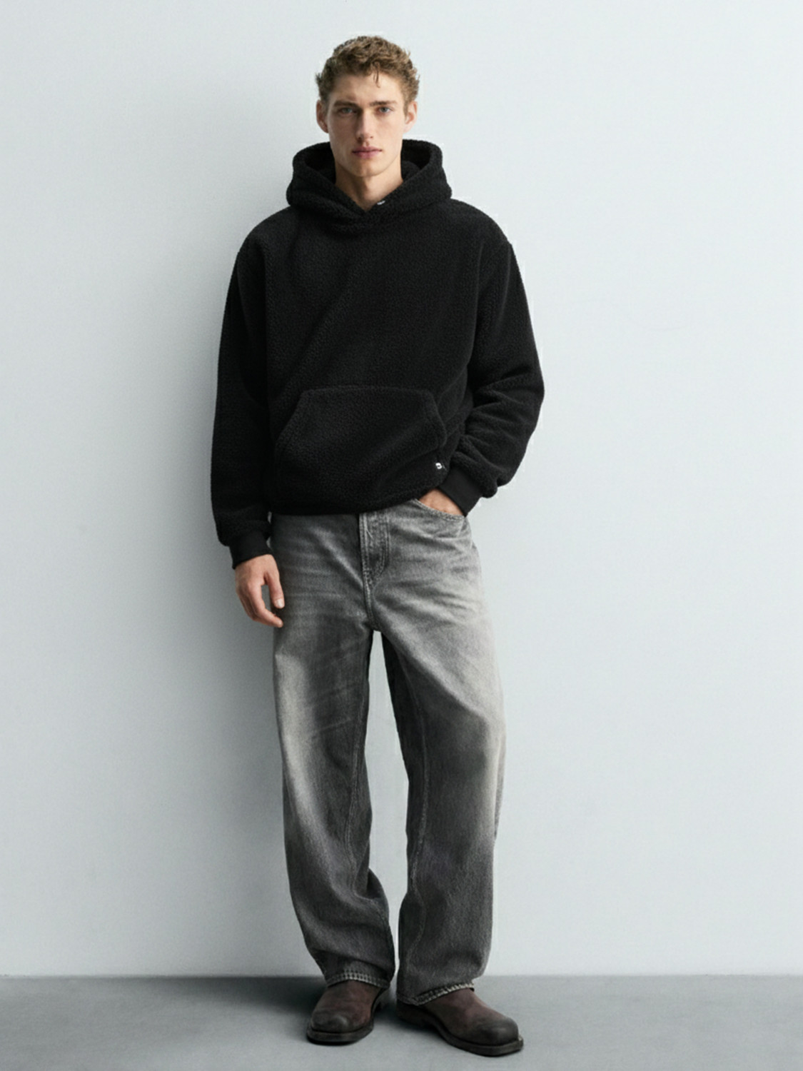 Image of HIGHLANDER Full Sleeve Solid Men Sweatshirt