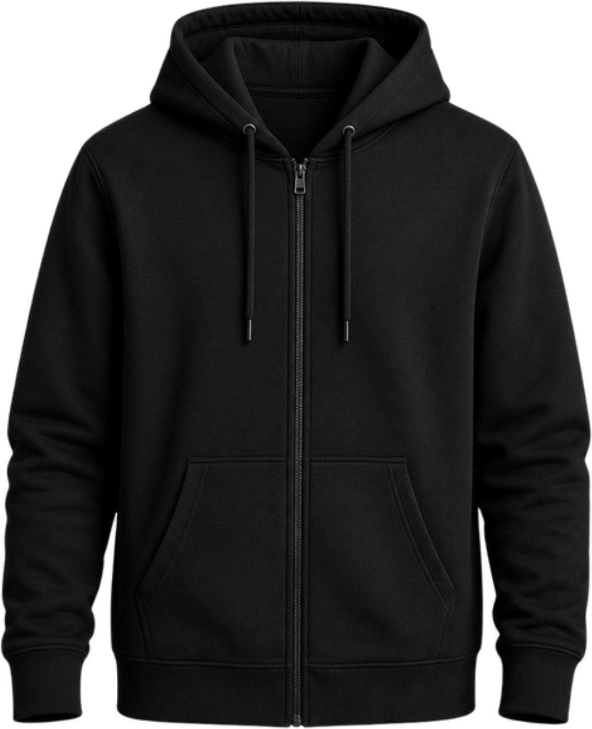 Image of Hrharini Men Full Sleeve Solid Hooded Sweatshirt