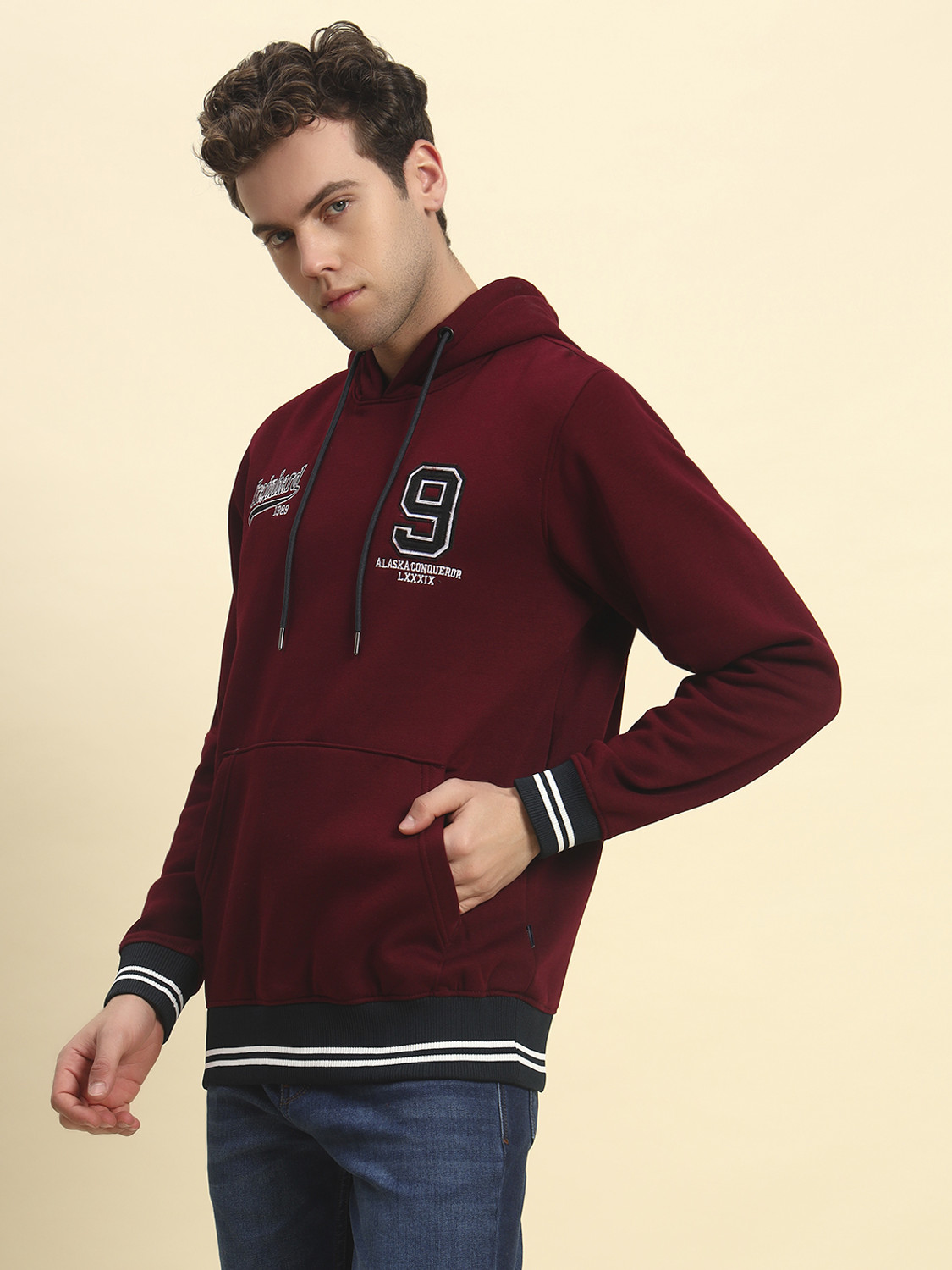 Image of CANTABIL Full Sleeve Printed Men Sweatshirt