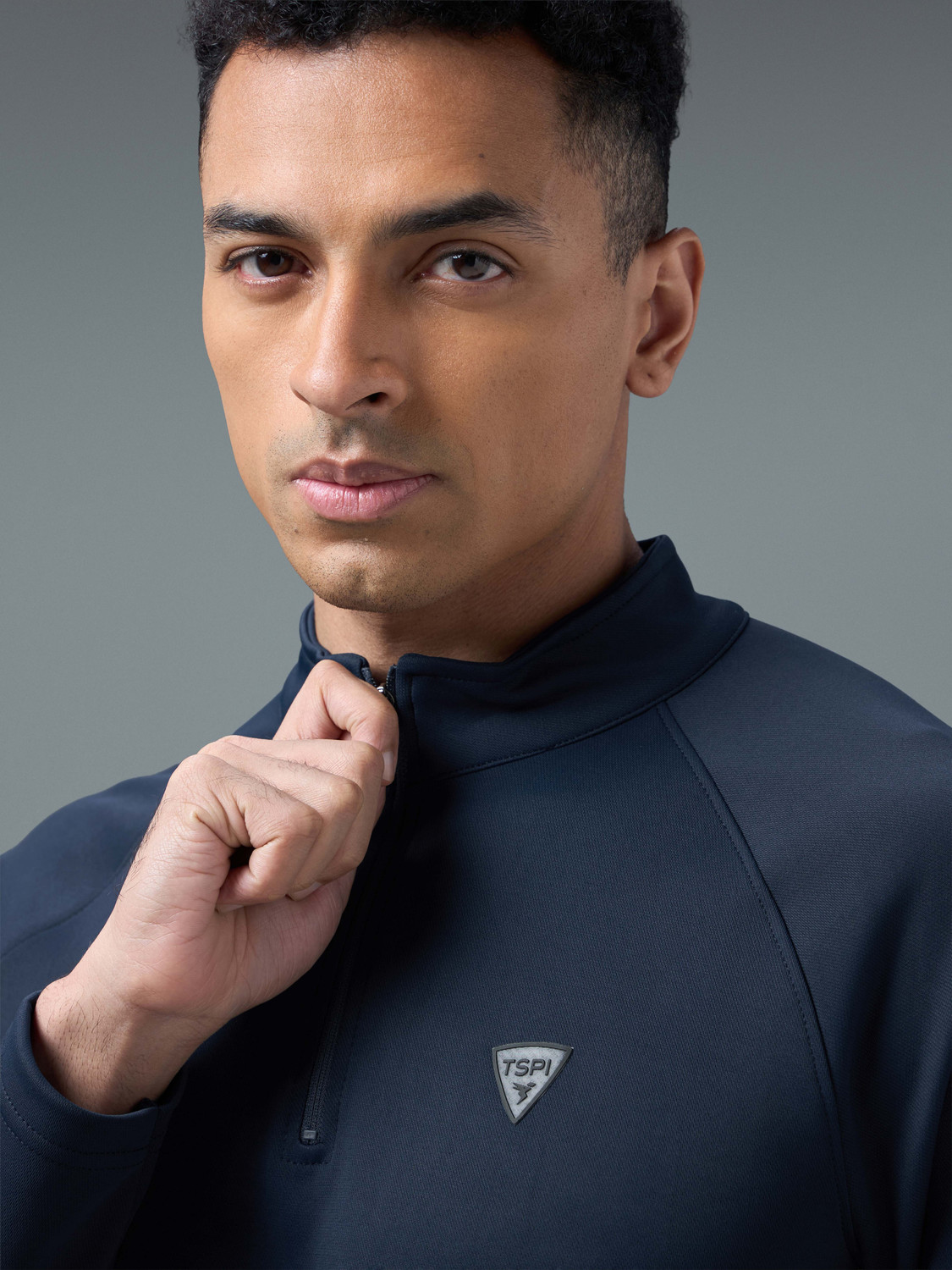 Image of TECHNOSPORT Full Sleeve Solid Men Sweatshirt