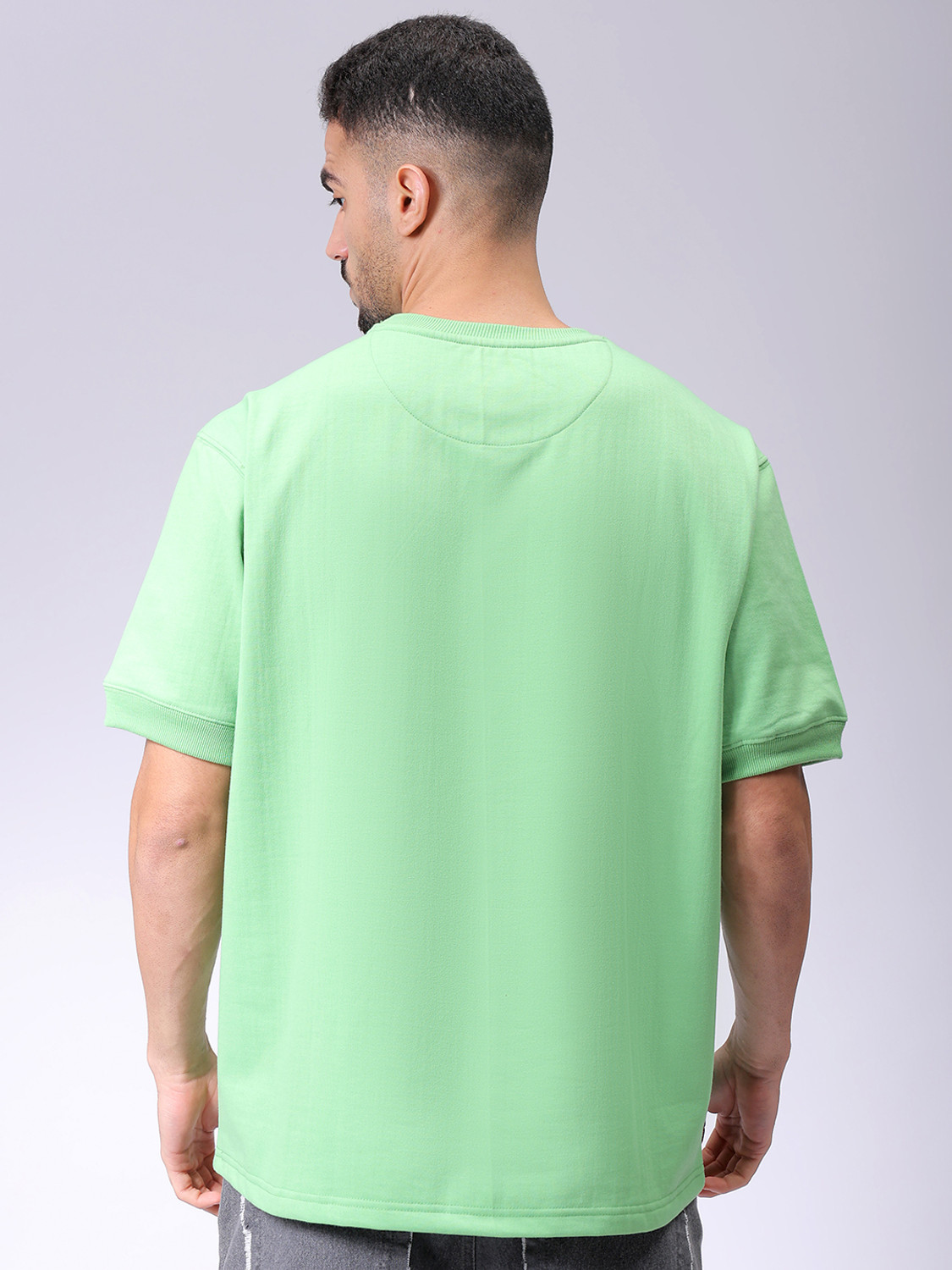 Image of The Indian Garage Co. Short Sleeve Solid Men Sweatshirt