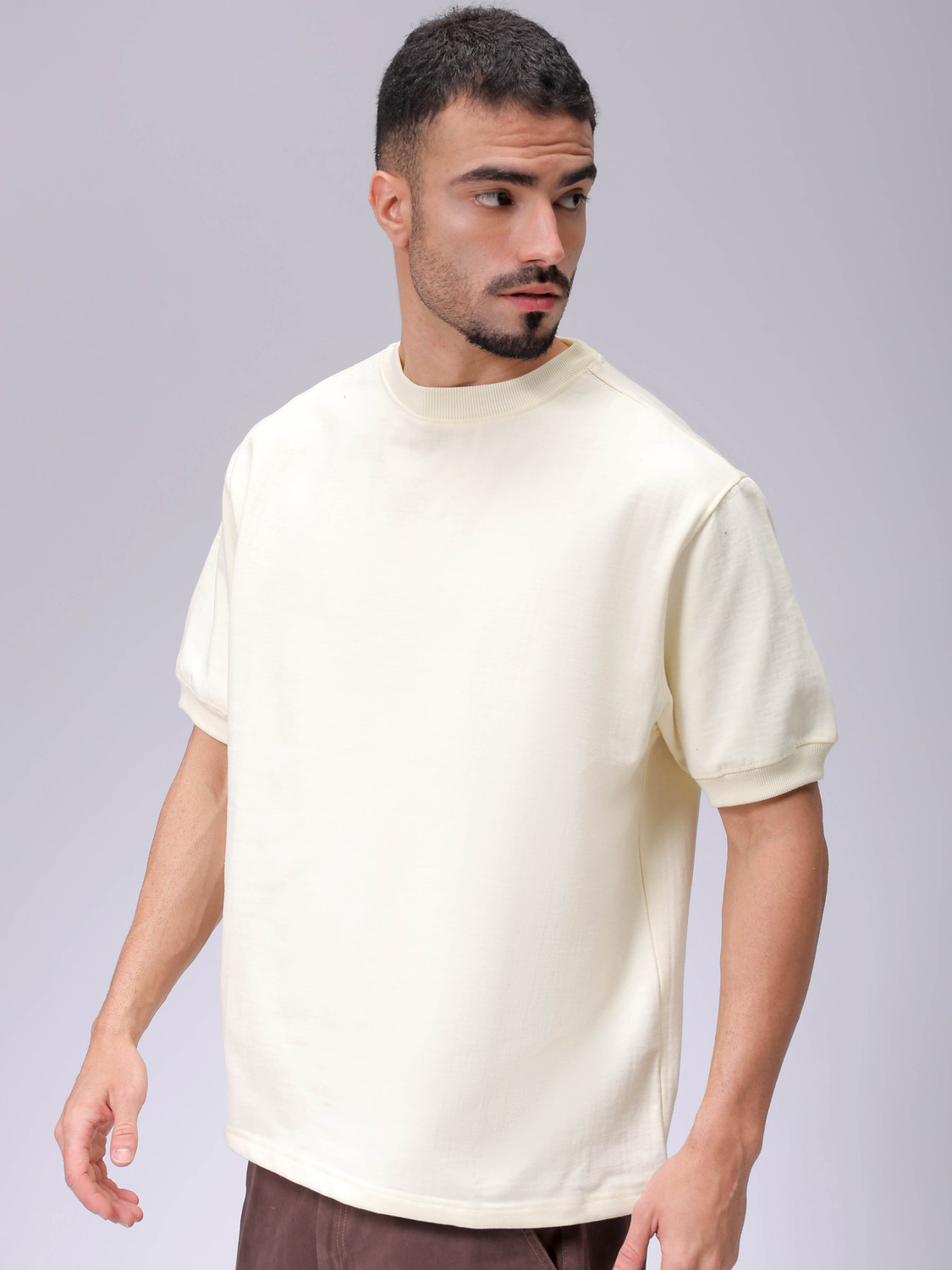 Image of The Indian Garage Co. Short Sleeve Solid Men Sweatshirt