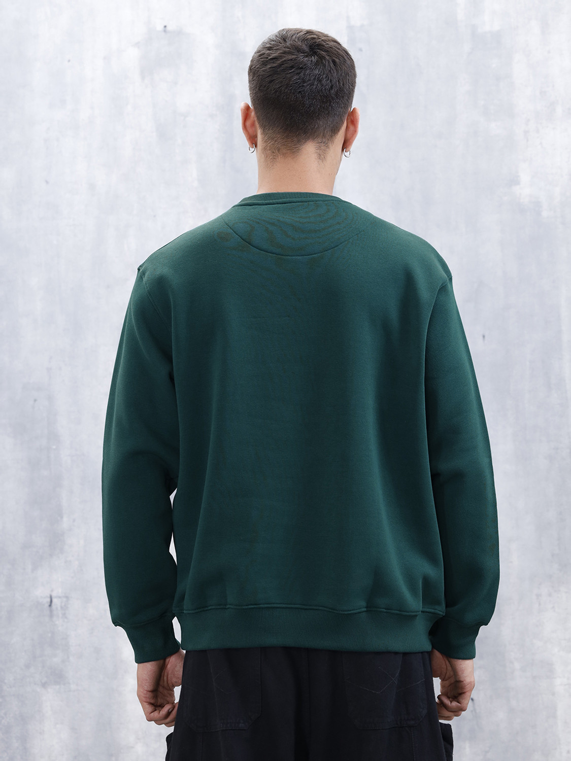 Image of WROGN Full Sleeve Printed Men Sweatshirt