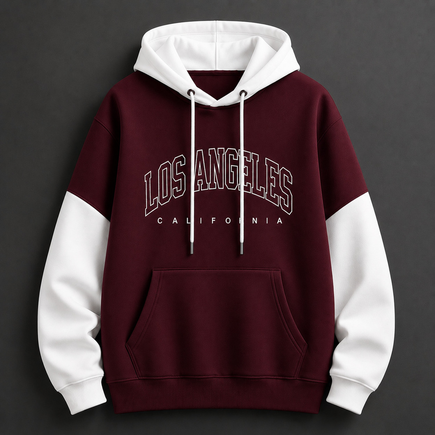 Image of Vaishnavi Fashion Men & Women Full Sleeve Color Block Hooded Sweatshirt