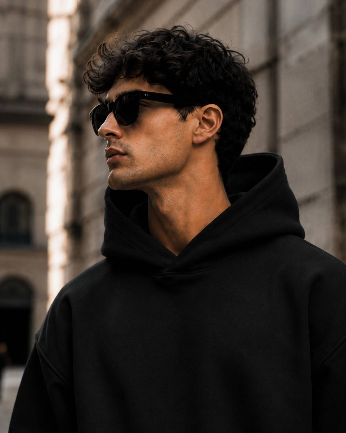 Techno Full Sleeve Solid Men Sweatshirt - Image 4