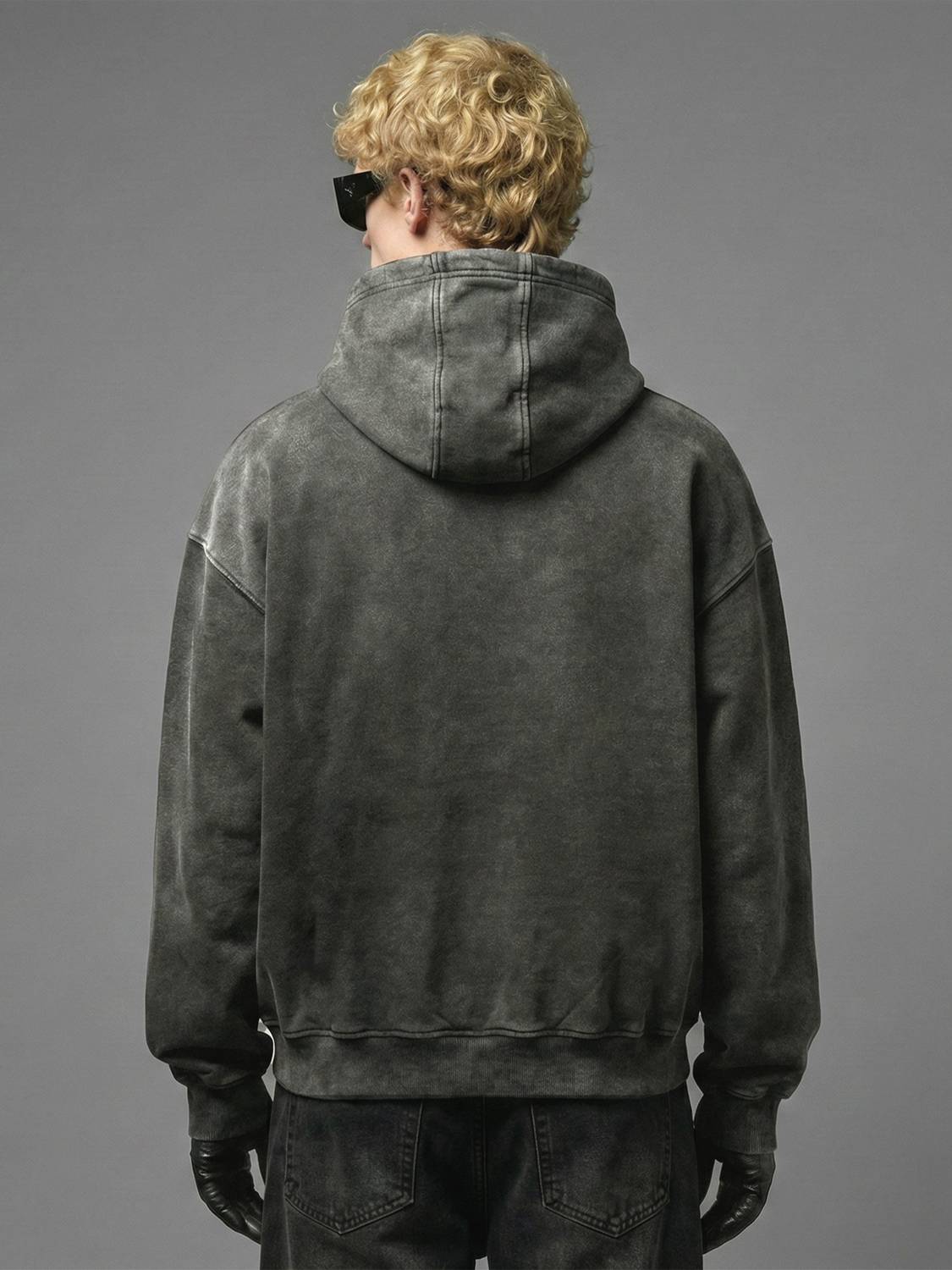 WHITE HUSK Men White Full Sleeve Sweatshirt - Image 2