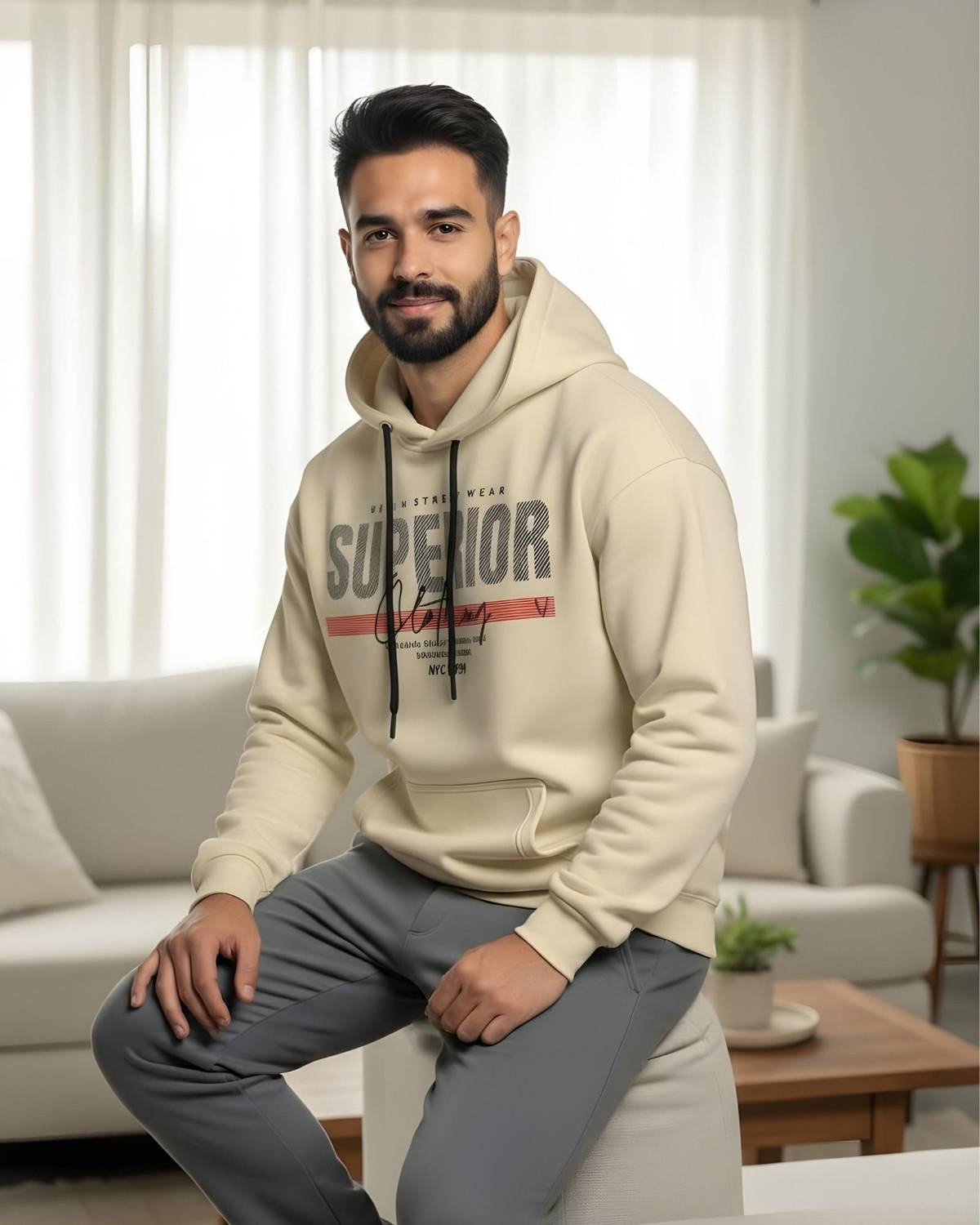 FLYIND Full Sleeve Graphic Print Sweatshirt - Image 3