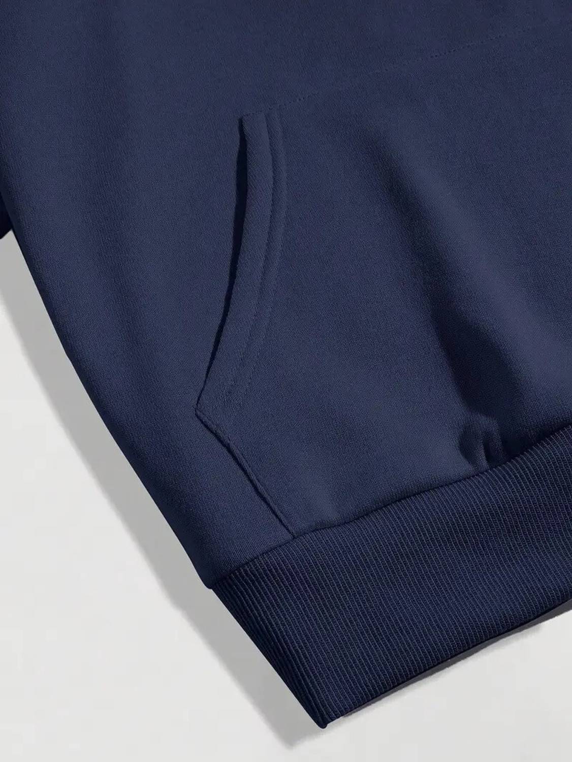 BUCKBARRY Full Sleeve Solid Men Sweatshirt - Image 4