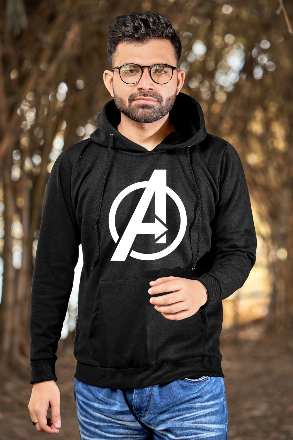 Image of JH MART Full Sleeve Printed Men Sweatshirt