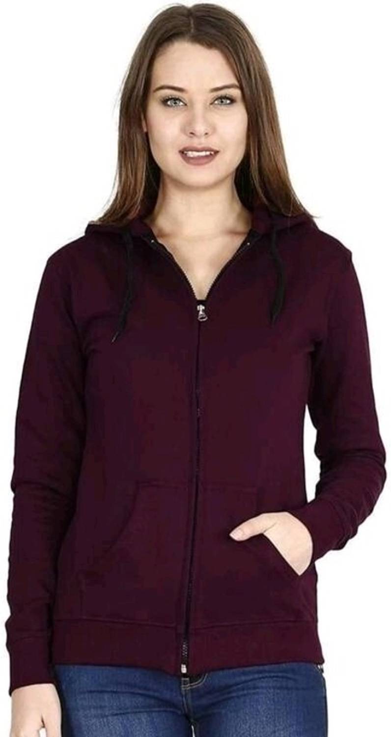 MODERNSSHOP Full Sleeve Solid Women Sweatshirt
