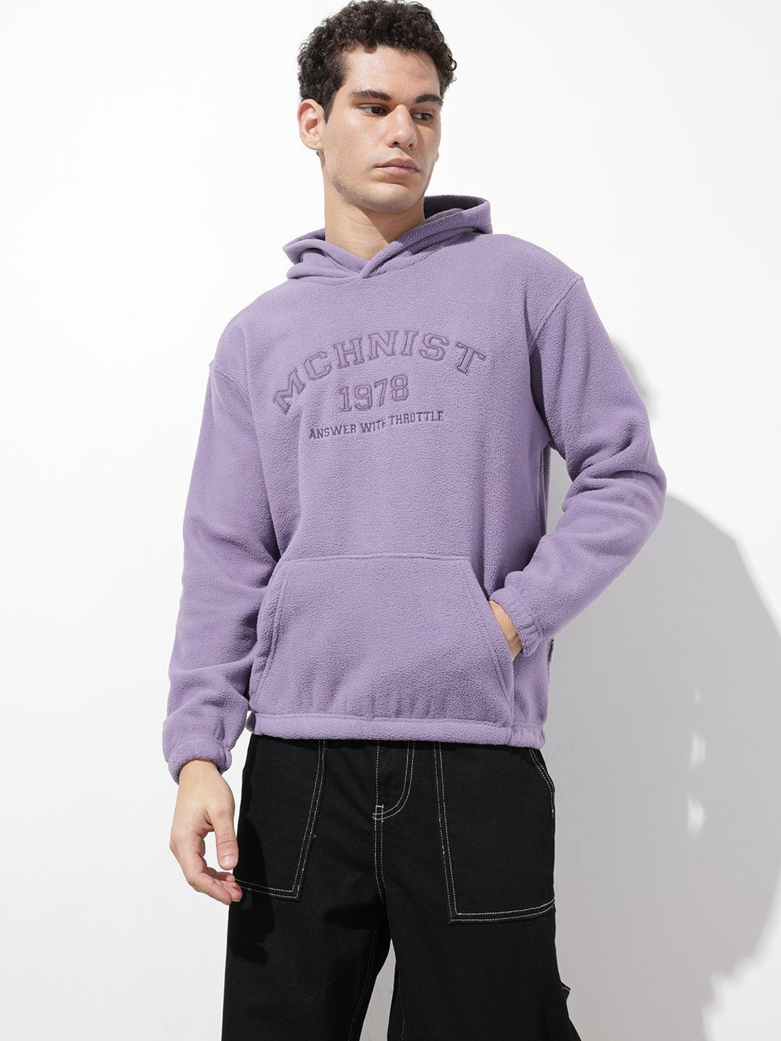 Image of Roadster Full Sleeve Solid Men Sweatshirt