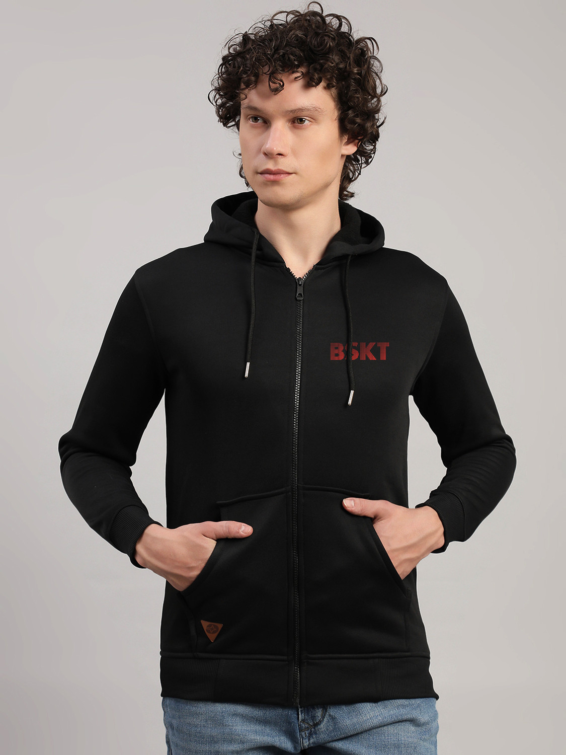Image of Lux Nitro Men Full Sleeve Printed Hooded Sweatshirt