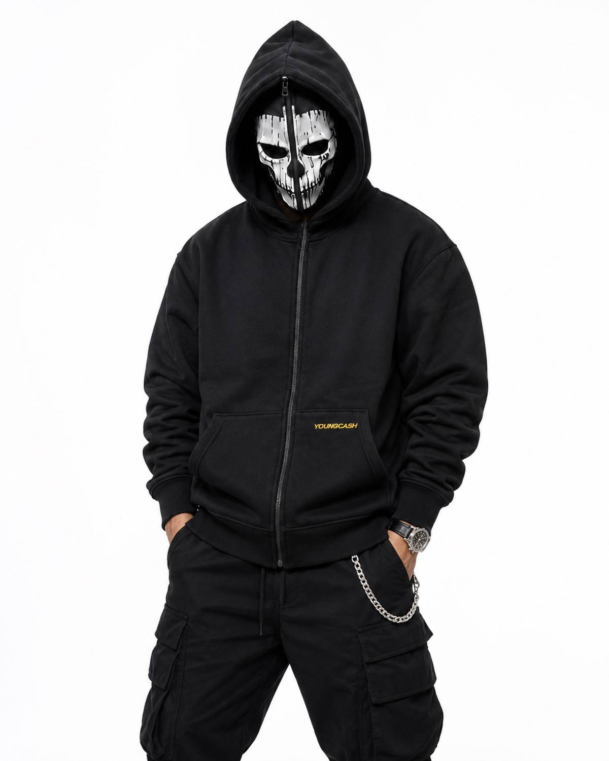 youngcash Full Sleeve Graphic Print Men Sweatshirt - Image 1