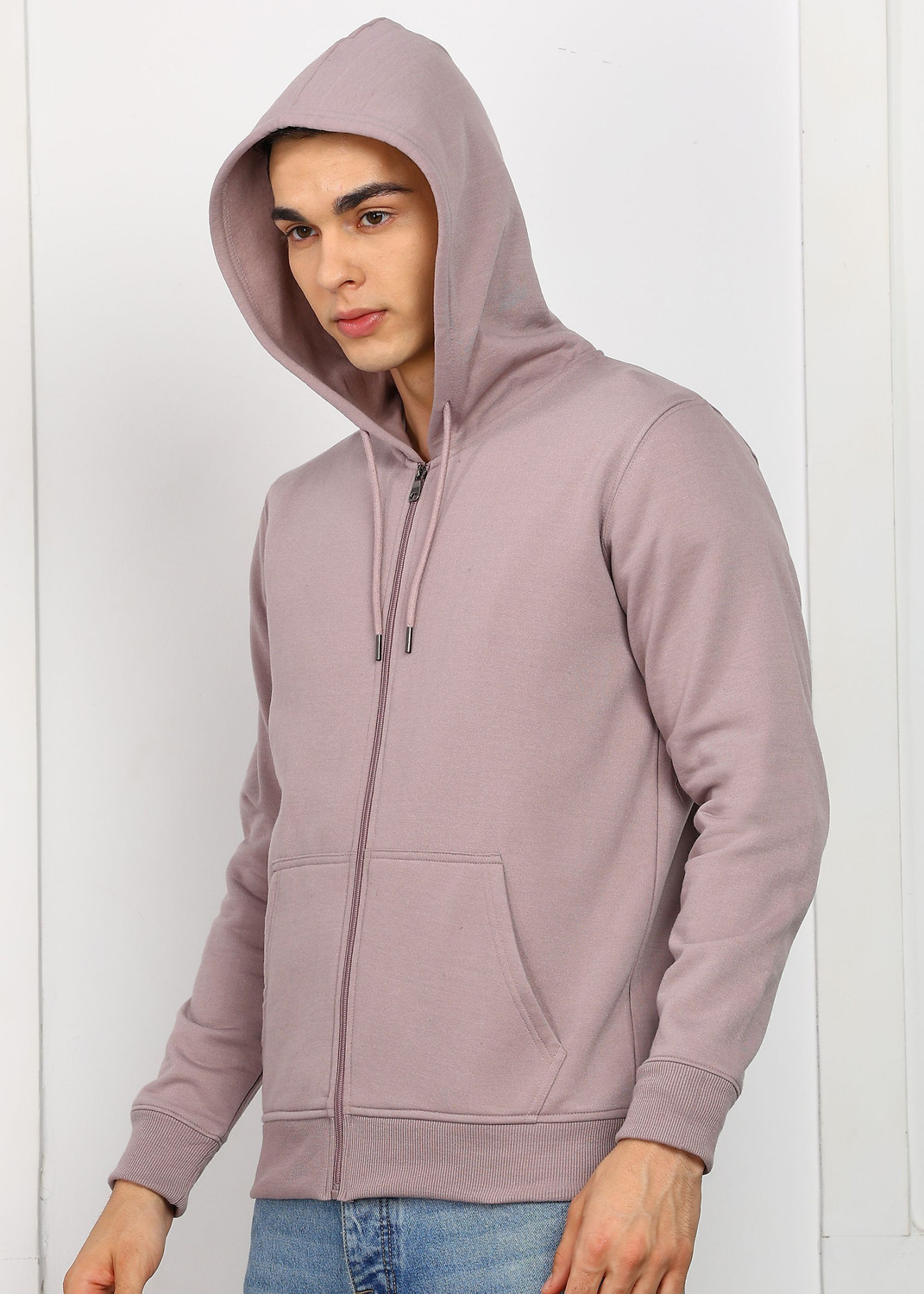 Image of Alan Jones Full Sleeve Solid Men Sweatshirt