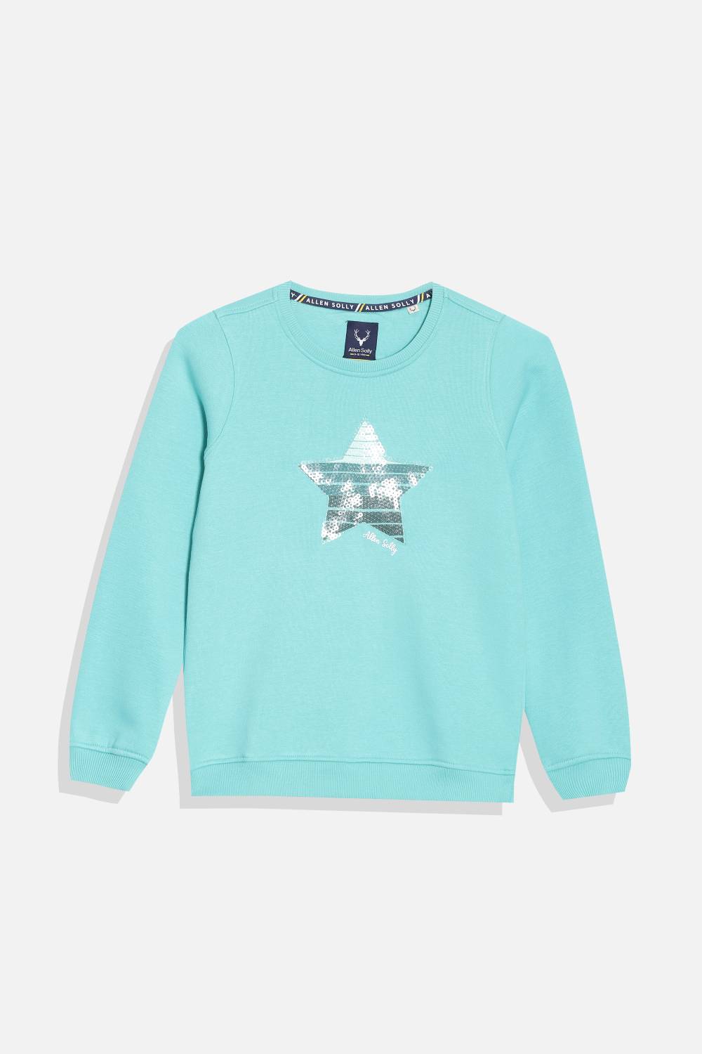 Allen Solly Full Sleeve Solid Girls Sweatshirt