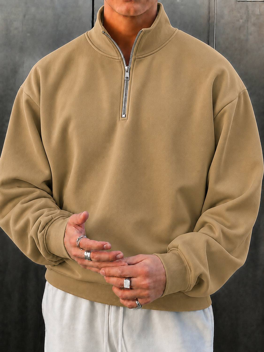 Try Full Sleeve Printed Men Sweatshirt - Image 1