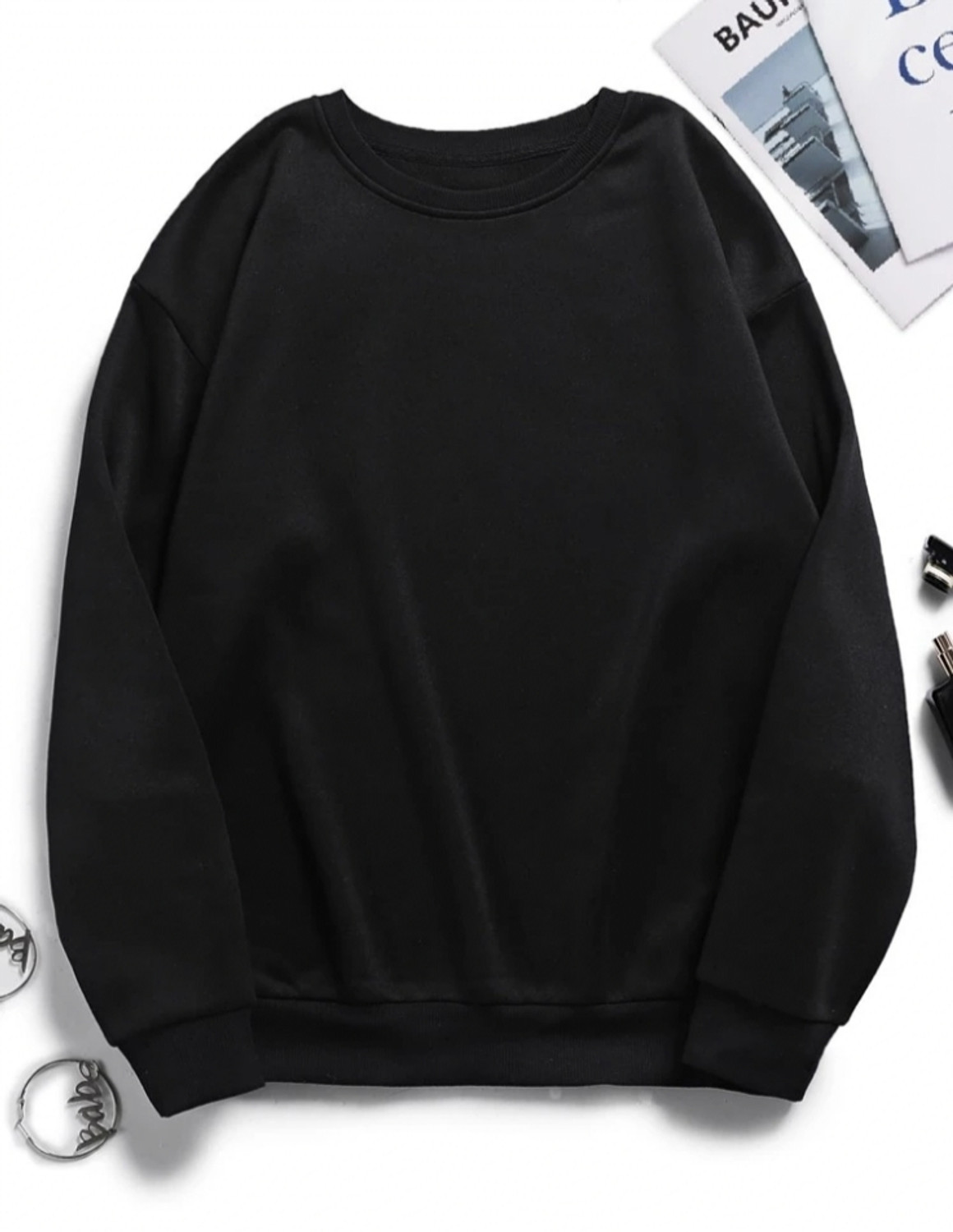 Image of Smart Colors Full Sleeve Solid Women Sweatshirt