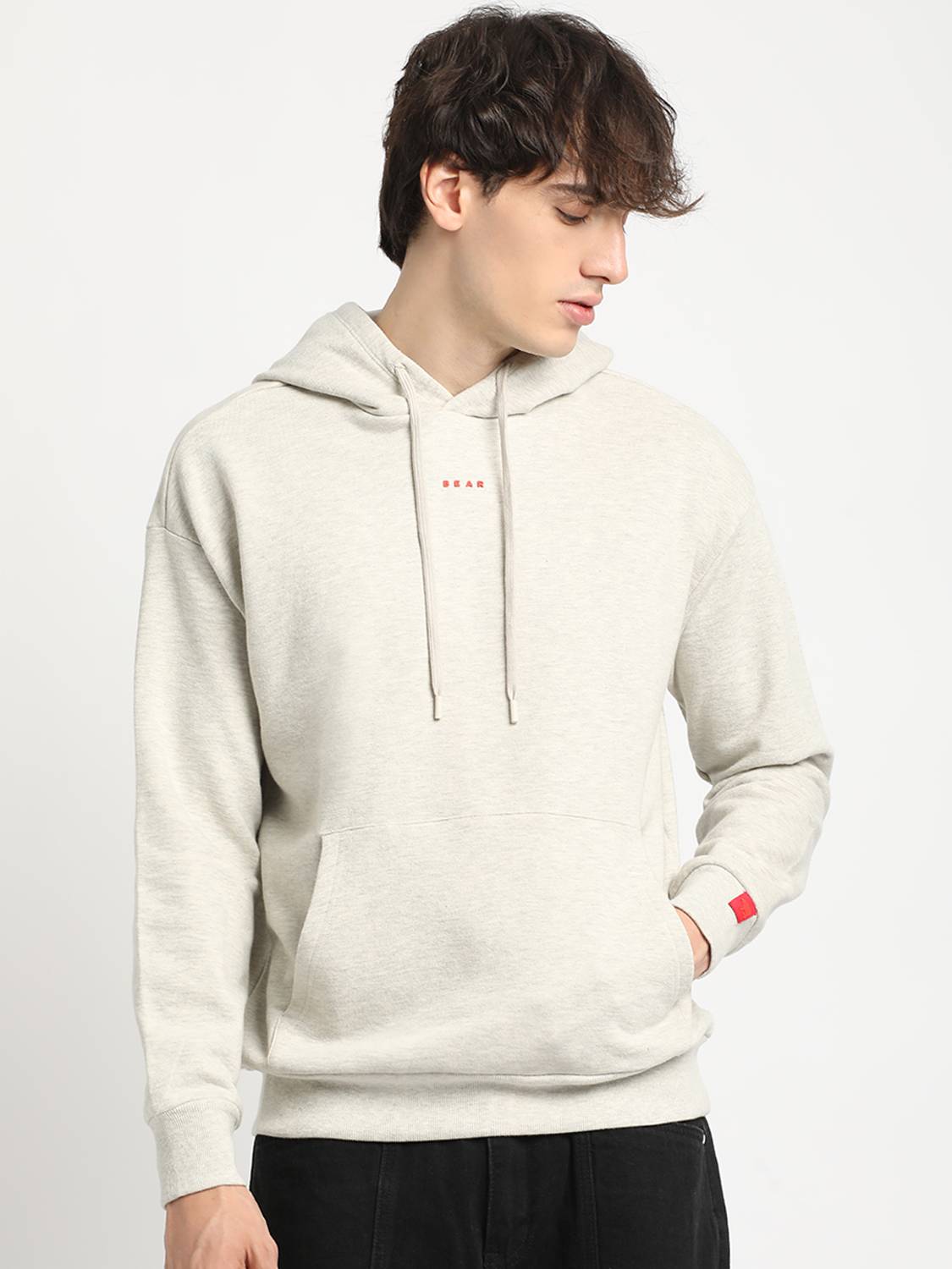 THE BEAR HOUSE Full Sleeve Solid Men Sweatshirt