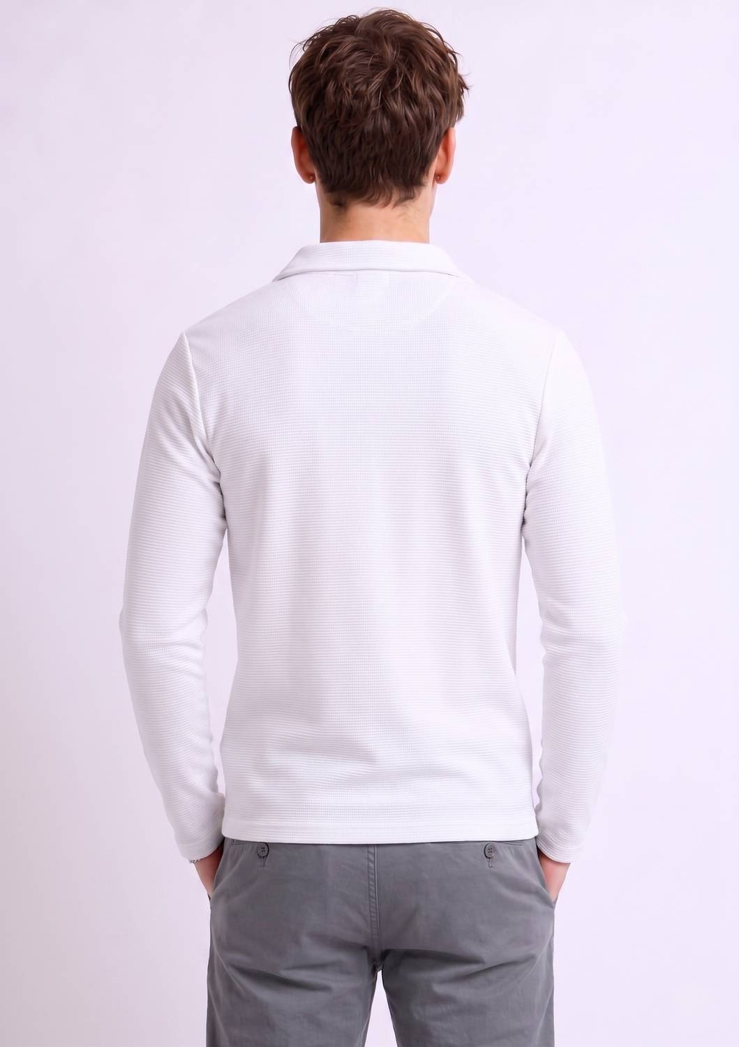 Try Full Sleeve Solid Men Sweatshirt - Image 2