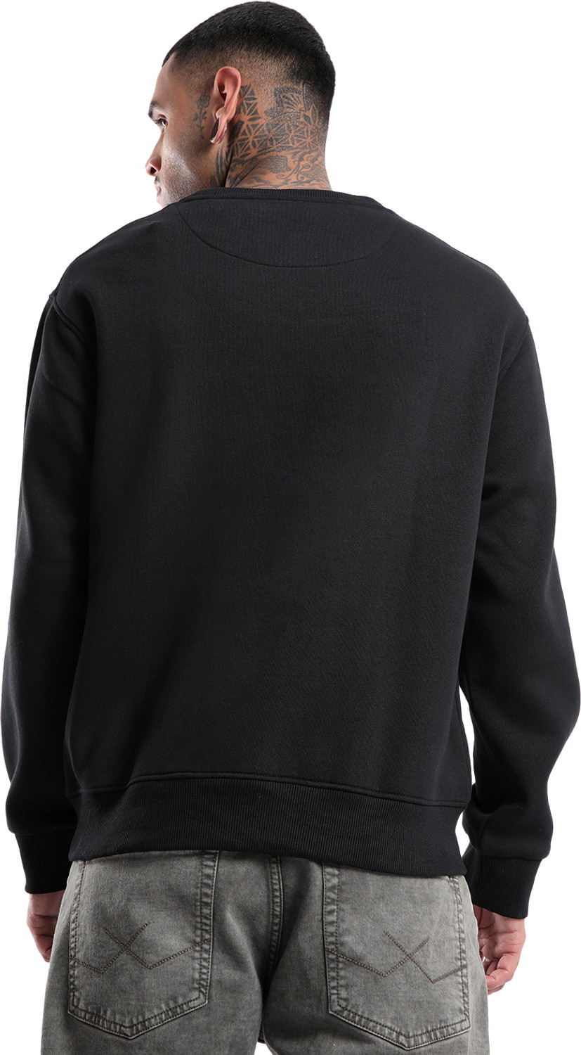 Image of WROGN Full Sleeve Solid Men Sweatshirt