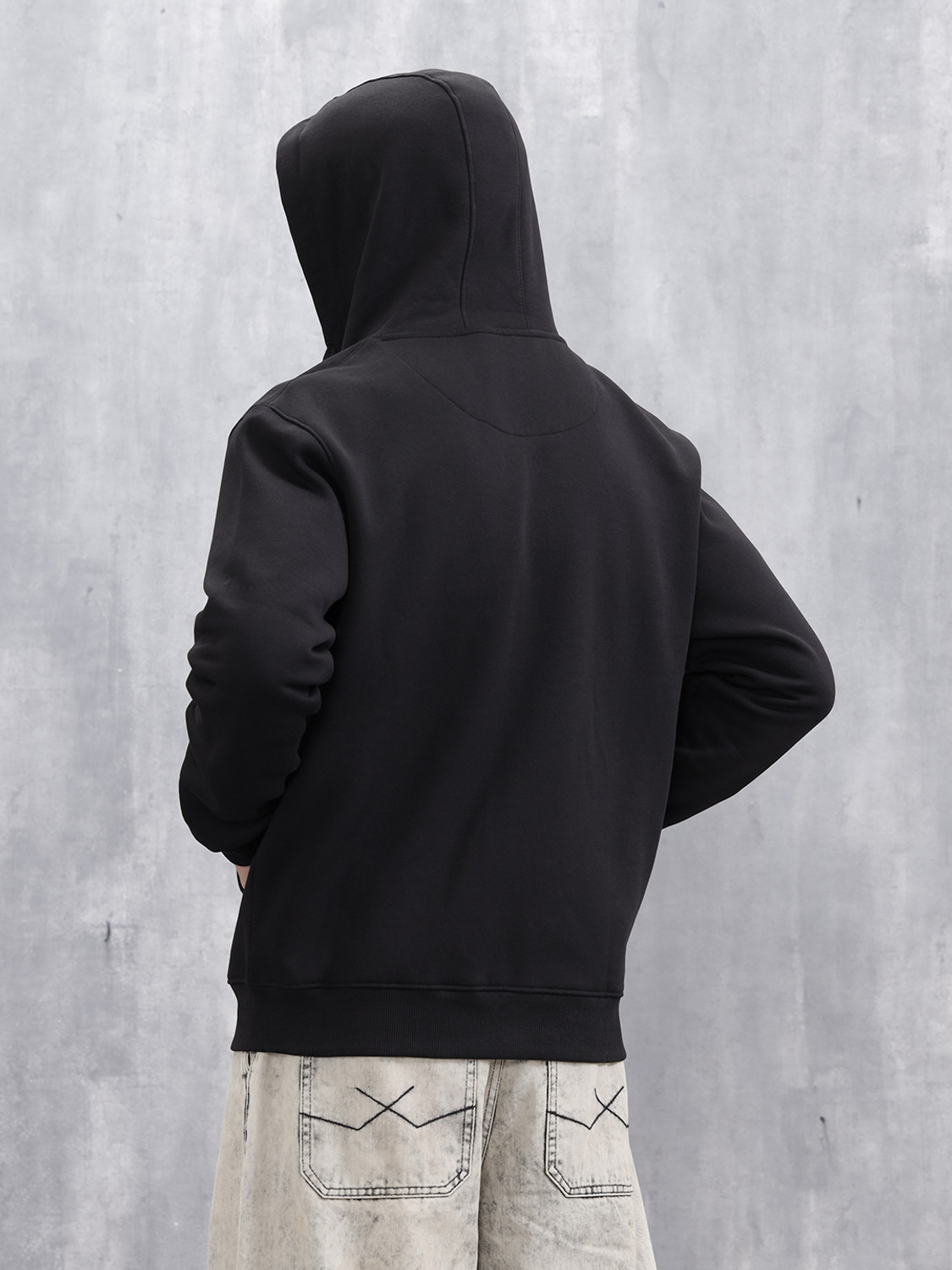 Image of WROGN Full Sleeve Solid Men Sweatshirt