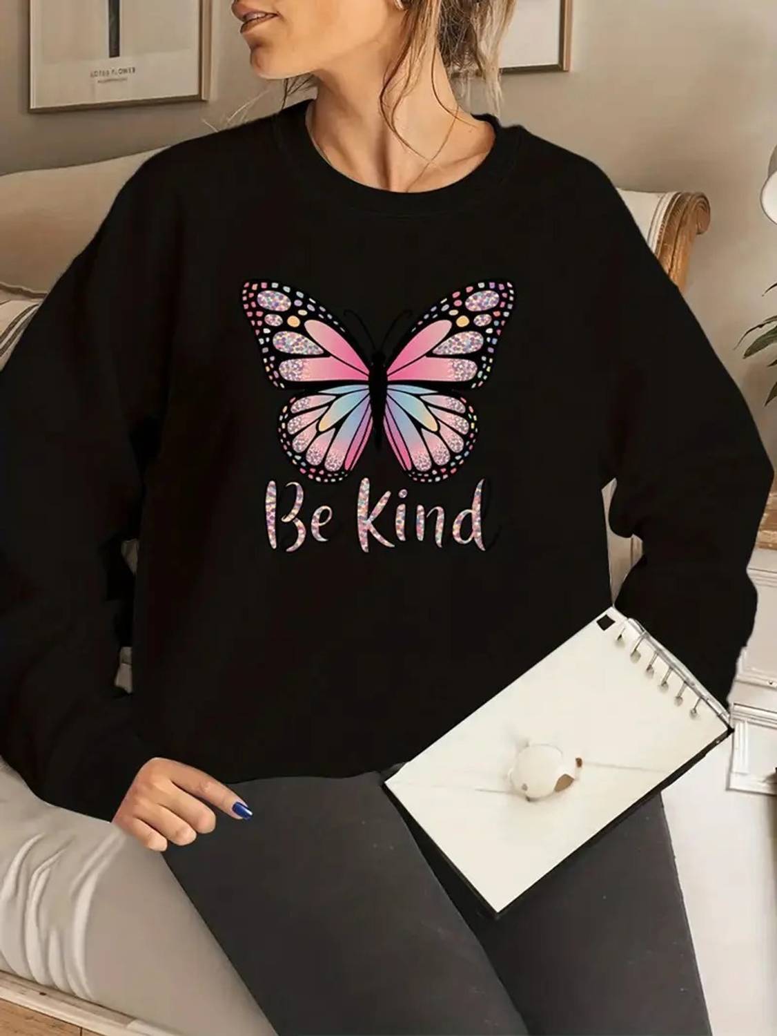 Adel Wear Full Sleeve Printed Women Sweatshirt