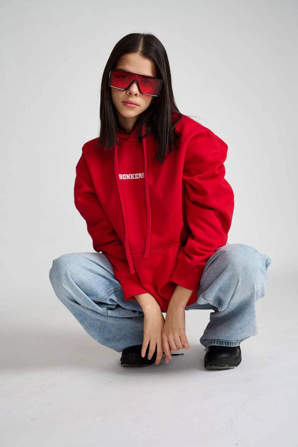 Bonkers Full Sleeve Printed Women Sweatshirt