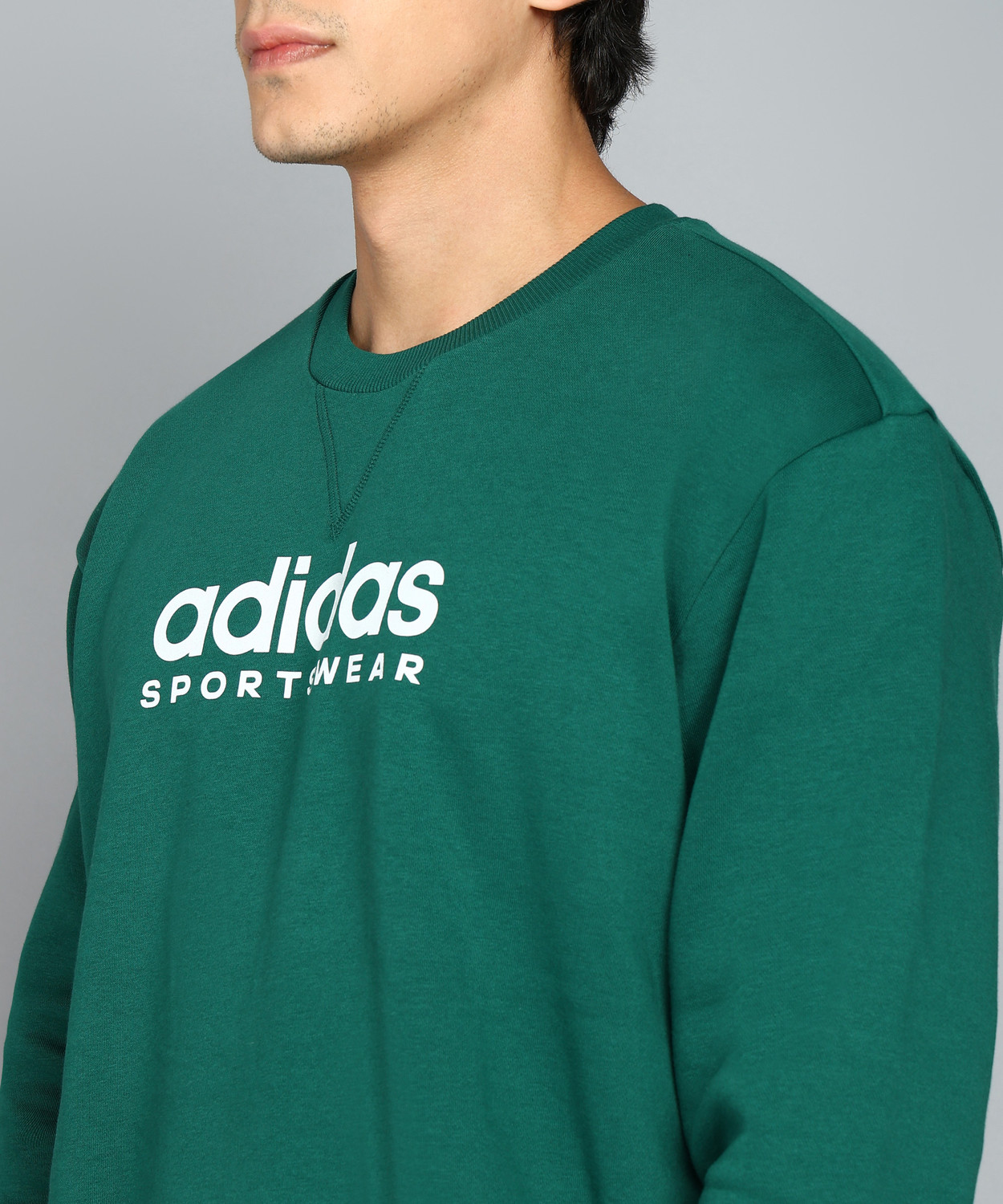 Image of ADIDAS Full Sleeve Printed Men Sweatshirt