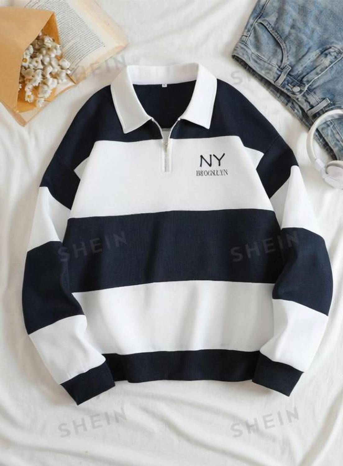 AVEJO Full Sleeve Color Block Men Sweatshirt - Image 1