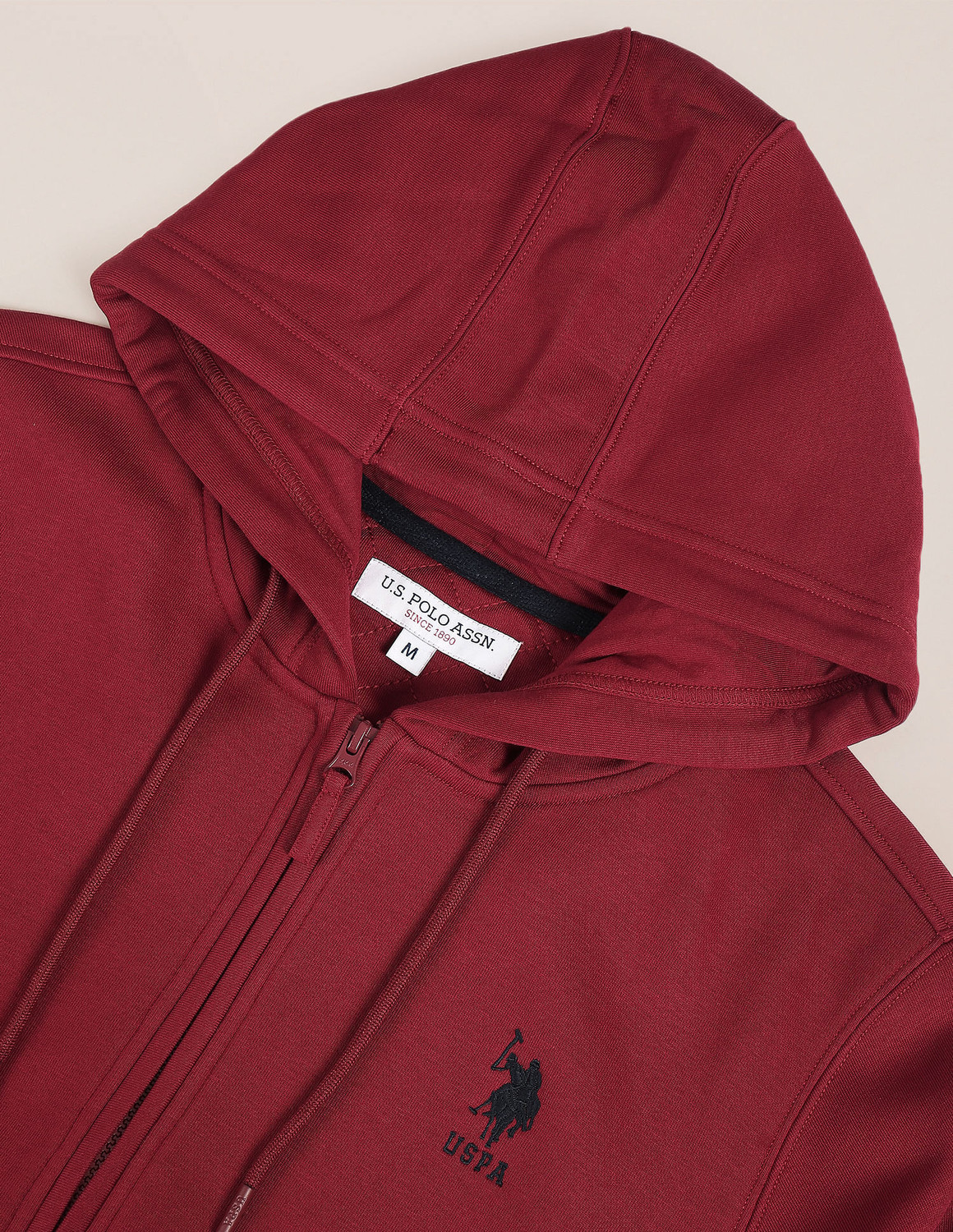 Image of U.S. POLO ASSN. Full Sleeve Solid Men Sweatshirt