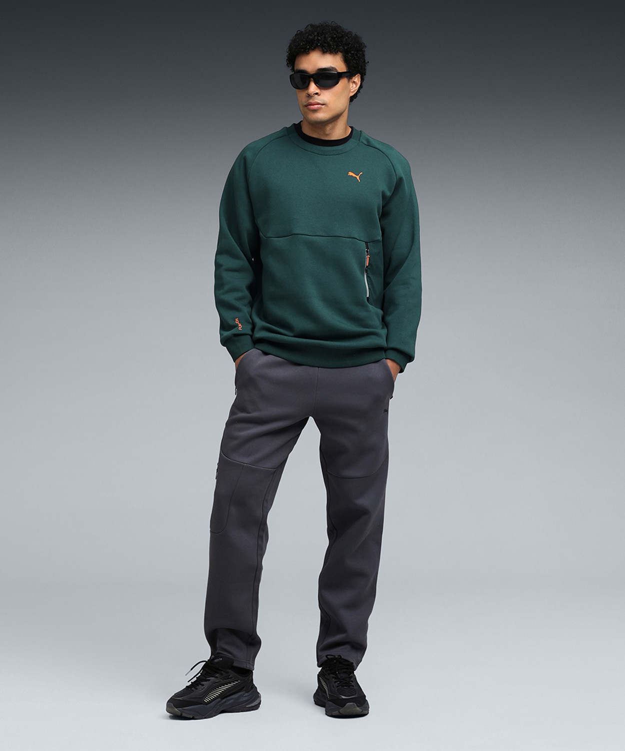 Image of PUMA Full Sleeve Solid Men Sweatshirt