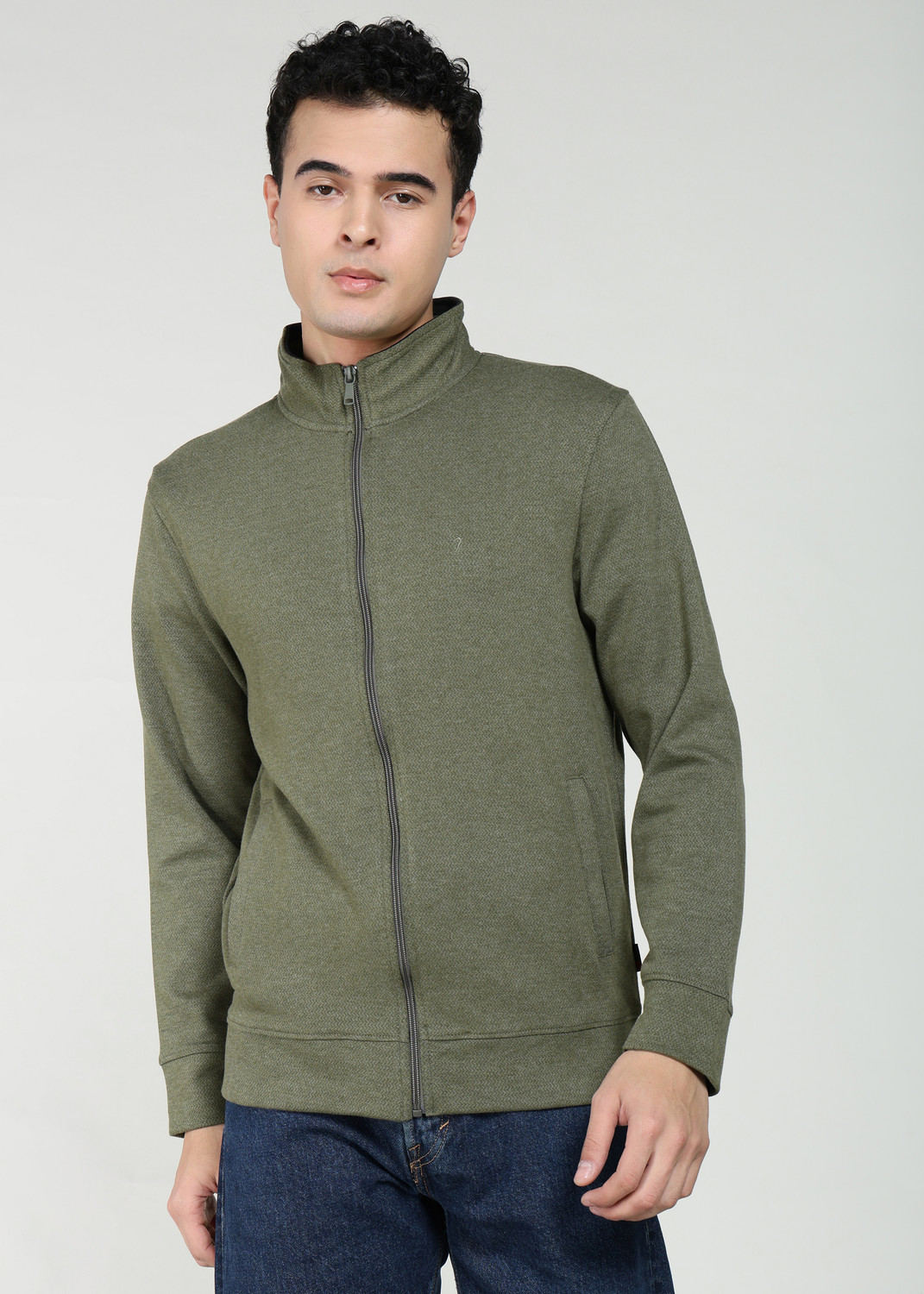 INDIAN TERRAIN Full Sleeve Solid Men Sweatshirt